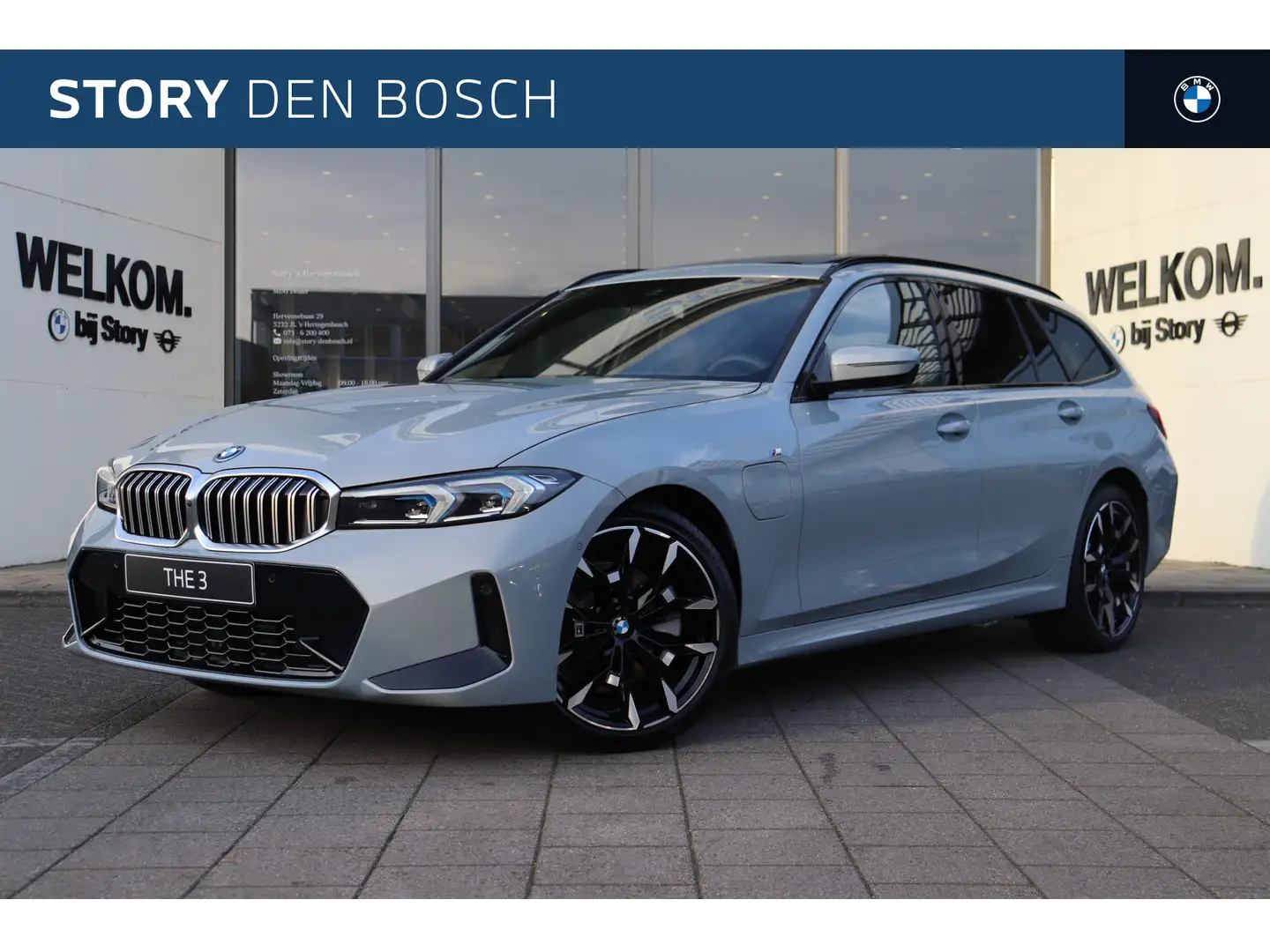 BMW 330 3 Serie Touring 330e High Executive M Sport Automa Grijs - 1