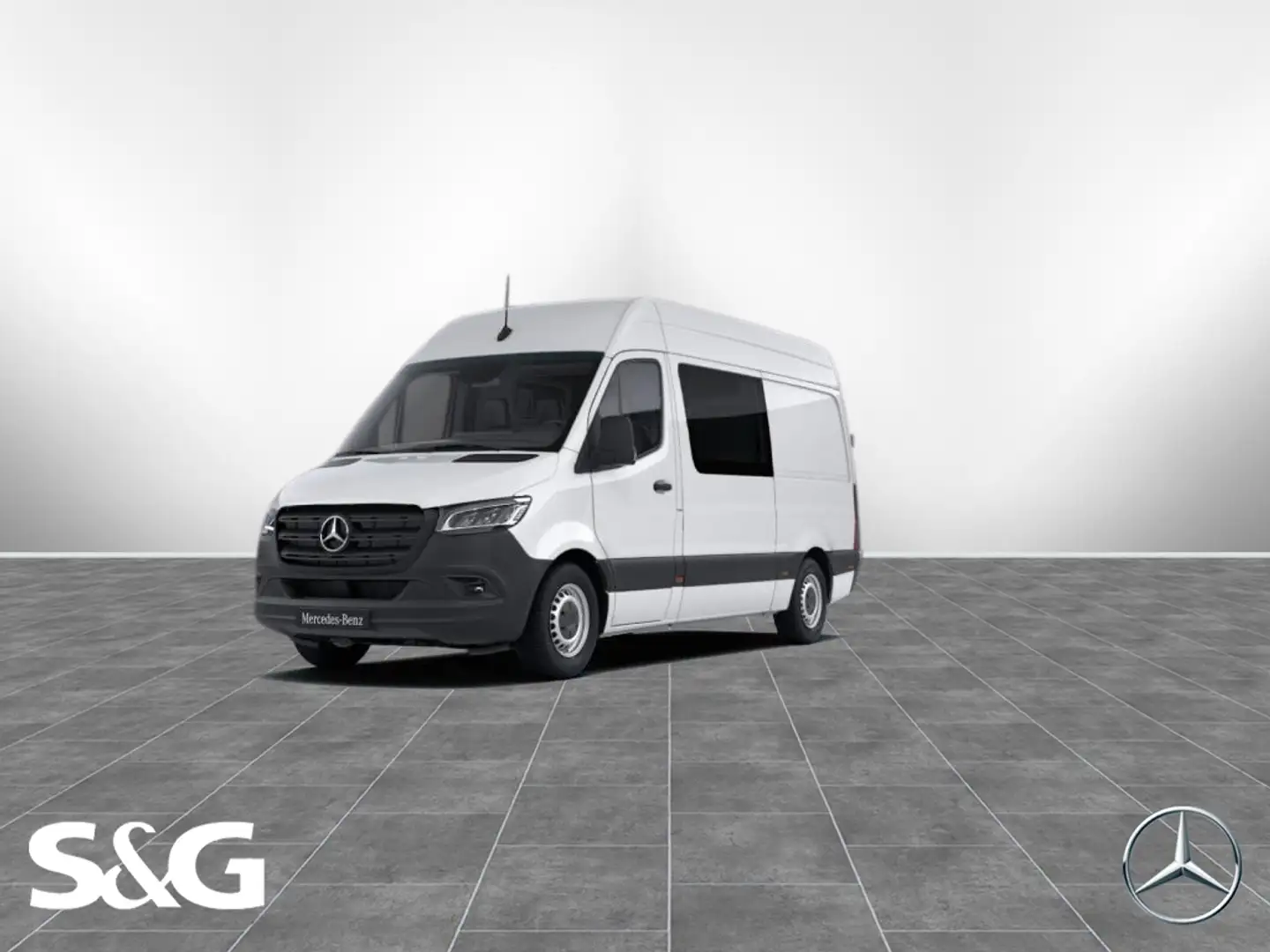 Mercedes-Benz Sprinter 317 KA 4x2 3,5t Navi+Hecktür2fl+Holzfb Weiß - 1