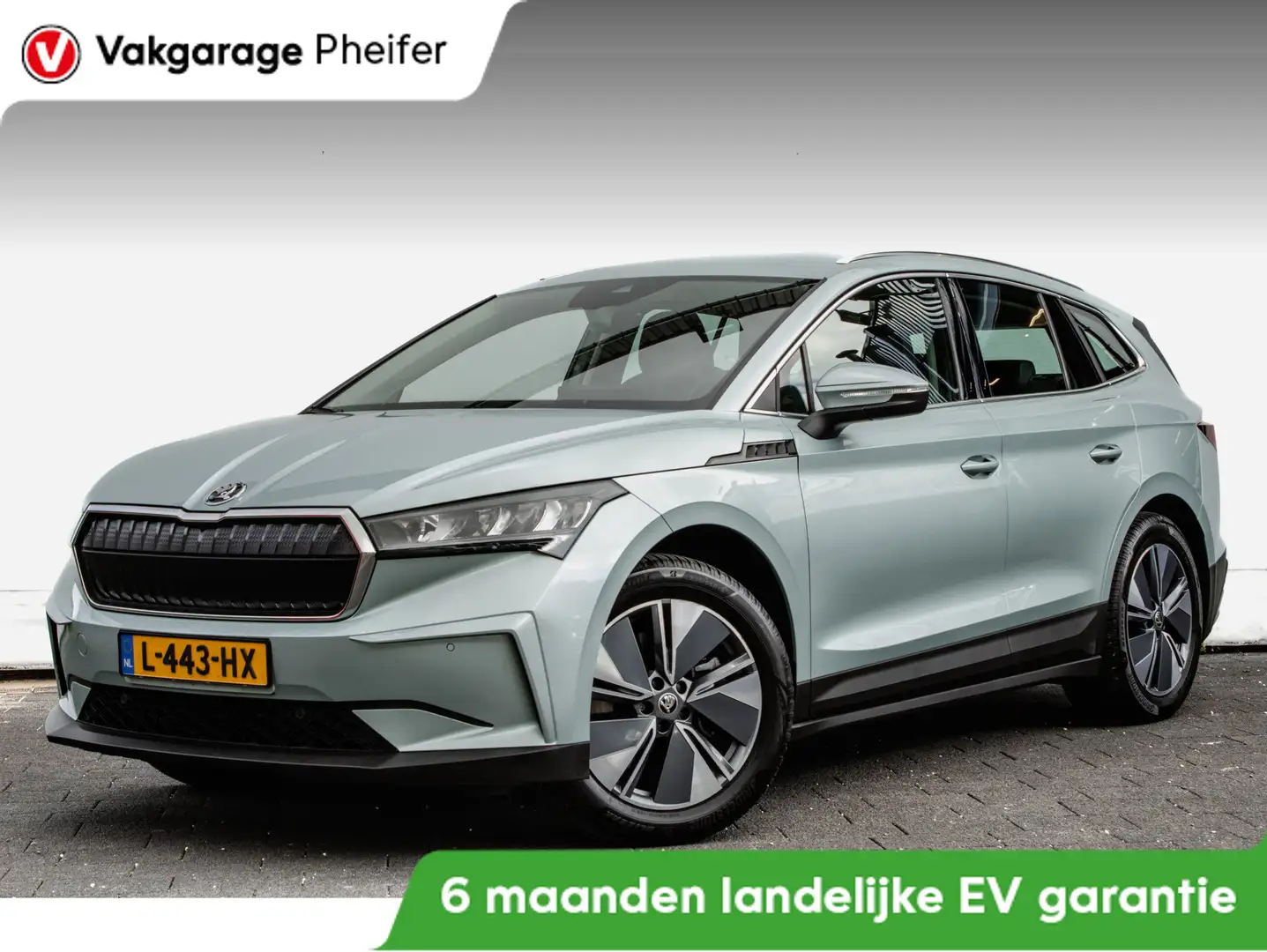 Skoda Enyaq iV 80 Trekhaak/ Stuurwielverwarming/ Blidspot/ Cam Grijs - 1
