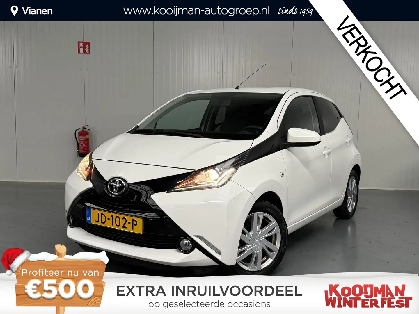 Toyota Aygo 1.0 VVT-i x-sport Met trekhaak, slechts 33106KM! Z Blanc - 1