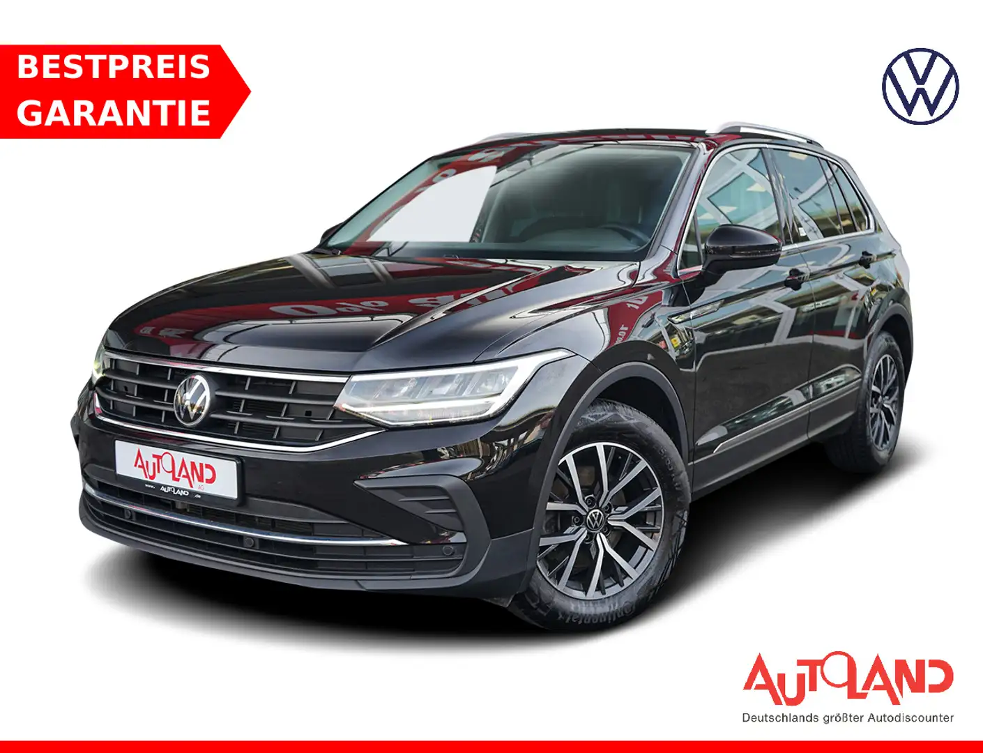 Volkswagen Tiguan 1.5 TSI Life LED Navi ACC DAB Spurhalte Zwart - 1