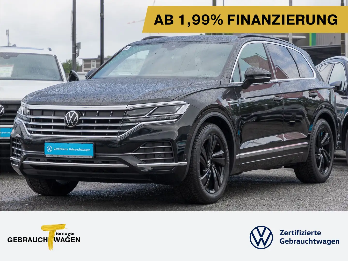 Volkswagen Touareg 3.0 TDI 4M 286PS ELEGANCE LM20 AHK LEDER Schwarz - 1