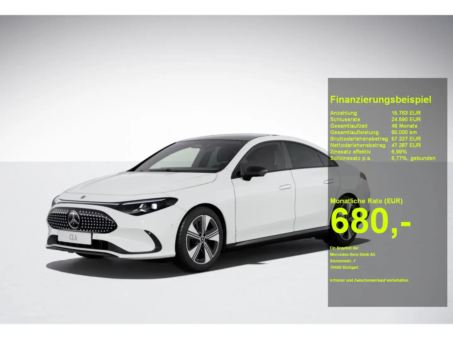 Mercedes-Benz CLA 350 4M mit EQ Technologie #PREMIUM #NIGHT Білий - 1