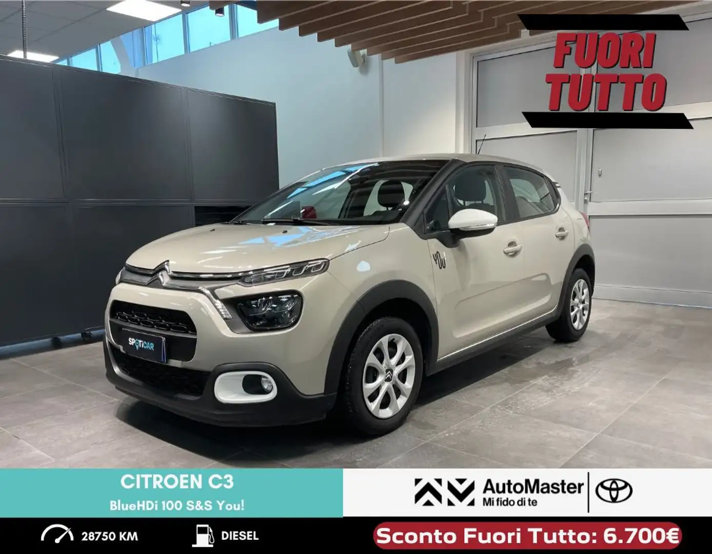 Citroen C3 BlueHDi 100 S&S You! Argintiu - 1