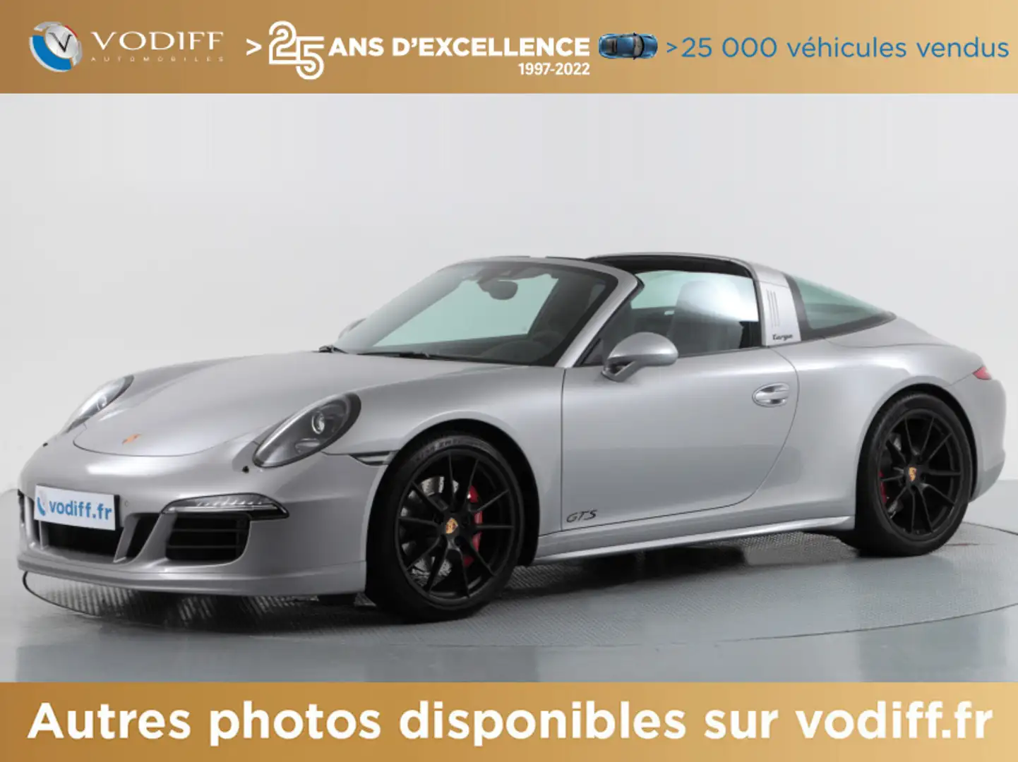 Porsche 991 TARGA 4 GTS 430 CV PDK Argent - 1