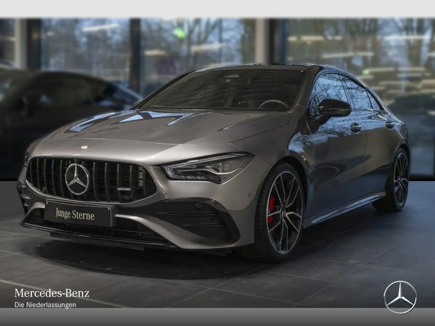 Mercedes-Benz CLA 35 AMG CLA 35 4M AMG+PANO+360°+LED+BURMESTER+19"+TOTW+8G Gris - 2