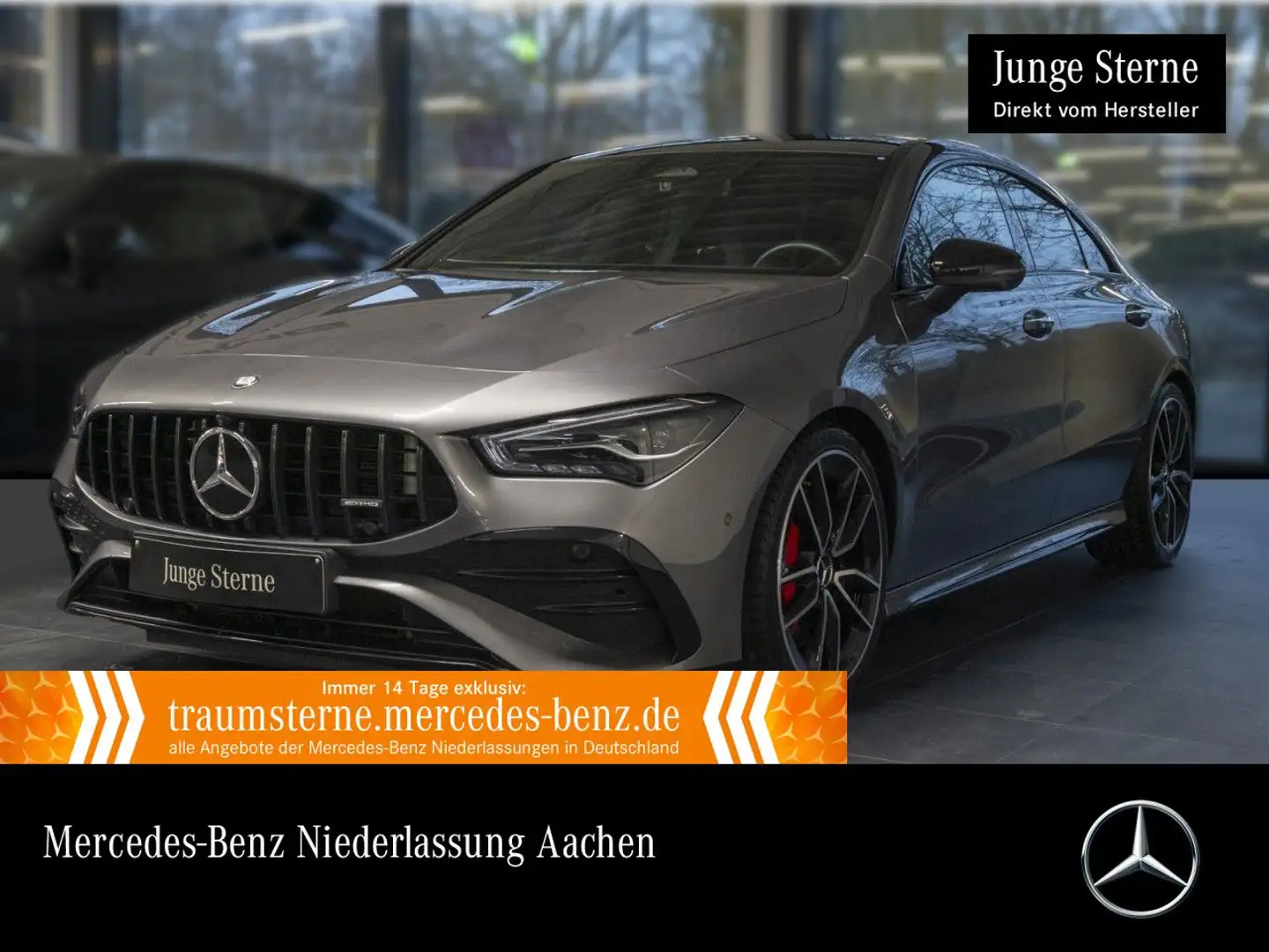 Mercedes-Benz CLA 35 AMG CLA 35 4M AMG+PANO+360°+LED+BURMESTER+19"+TOTW+8G Gris - 1