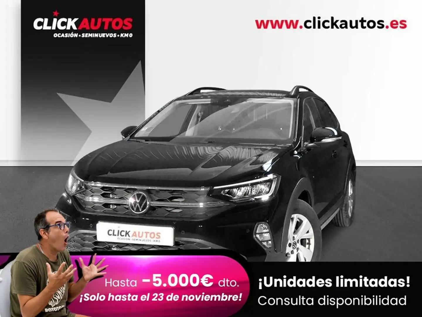 Volkswagen Taigo 1.0 TSI Life 70kW Noir - 1