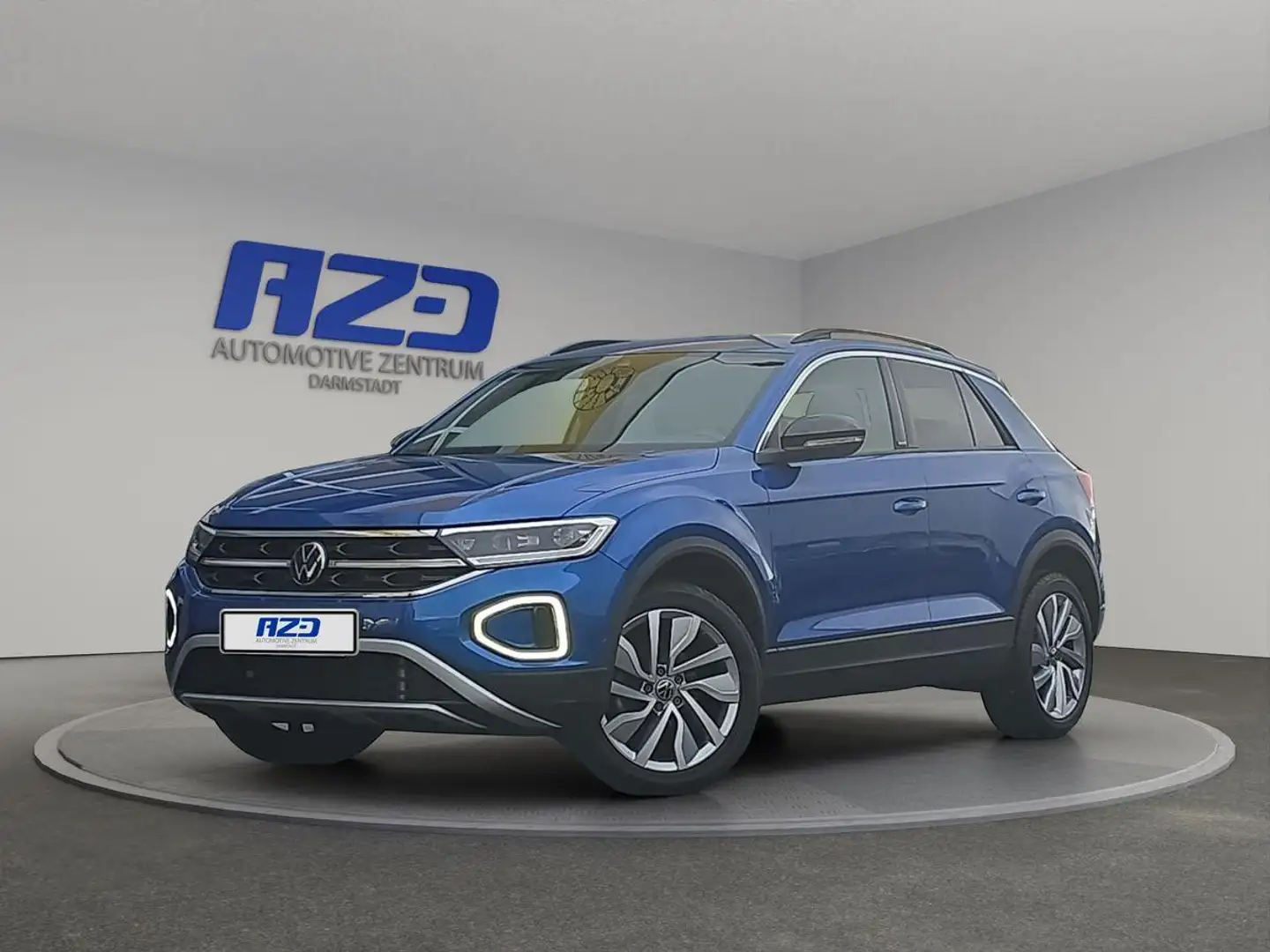 Volkswagen T-Roc 1.5 TSI DSG MATRIX SPURH AHK 18 ZOLL NAVI ÜBER APP Blau - 1