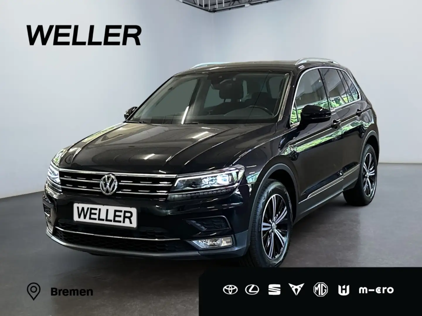 Volkswagen Tiguan 2.0 TSI 4Motion DSG Highline *LED*AHK*SHZ* Zwart - 1