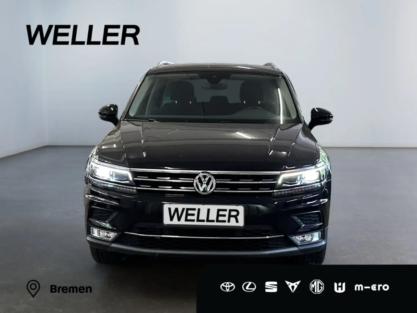 Volkswagen Tiguan 2.0 TSI 4Motion DSG Highline *LED*AHK*SHZ* Zwart - 2