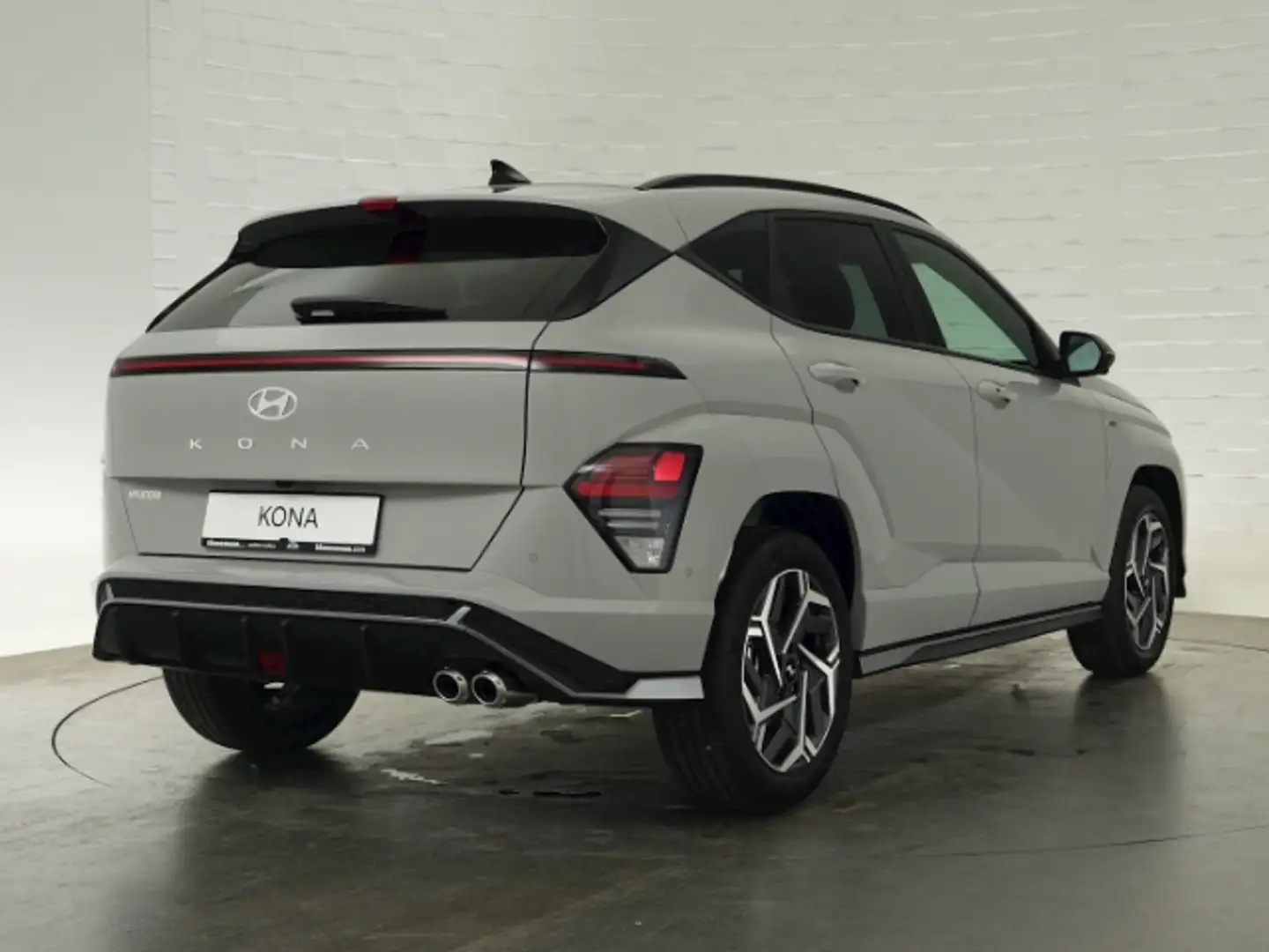 Hyundai KONA T-GDI N-LINE DCT+VOLL LED+NAVI+360 GRAD KAMERA+SIT Gris - 2