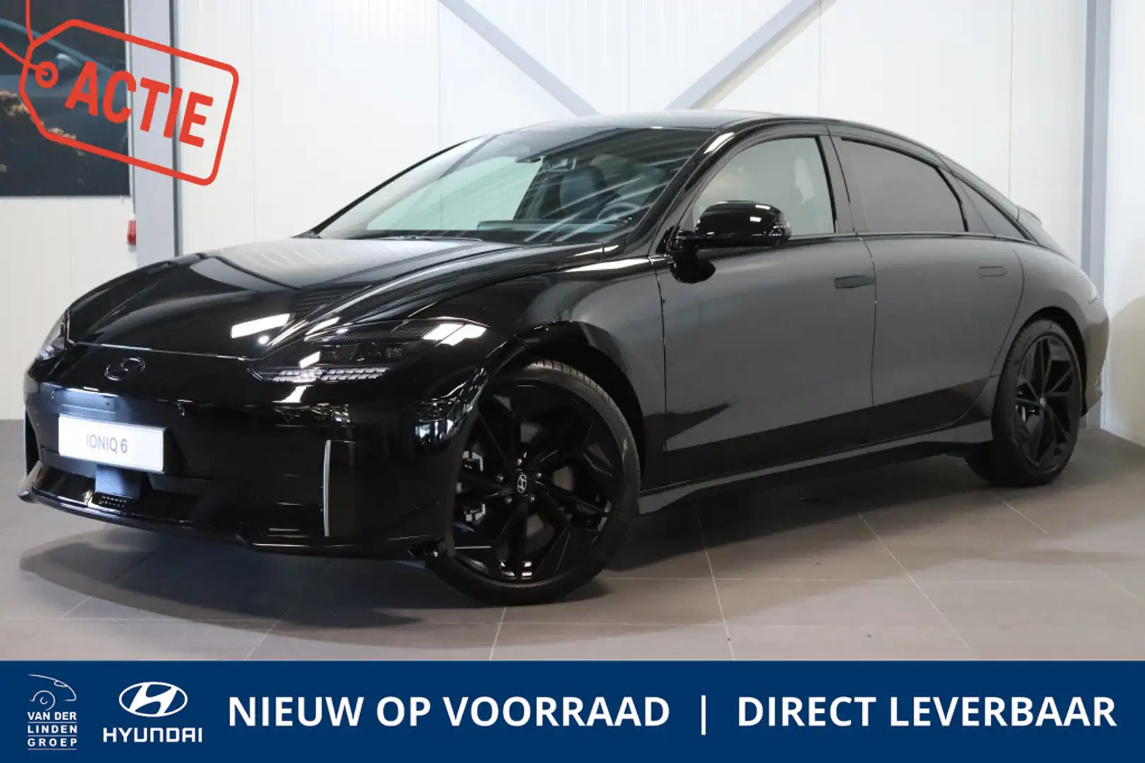 Hyundai IONIQ 6 Business 77.4 kWh | LONG RANGE | DIRECT LEVERBAAR! Negro - 1