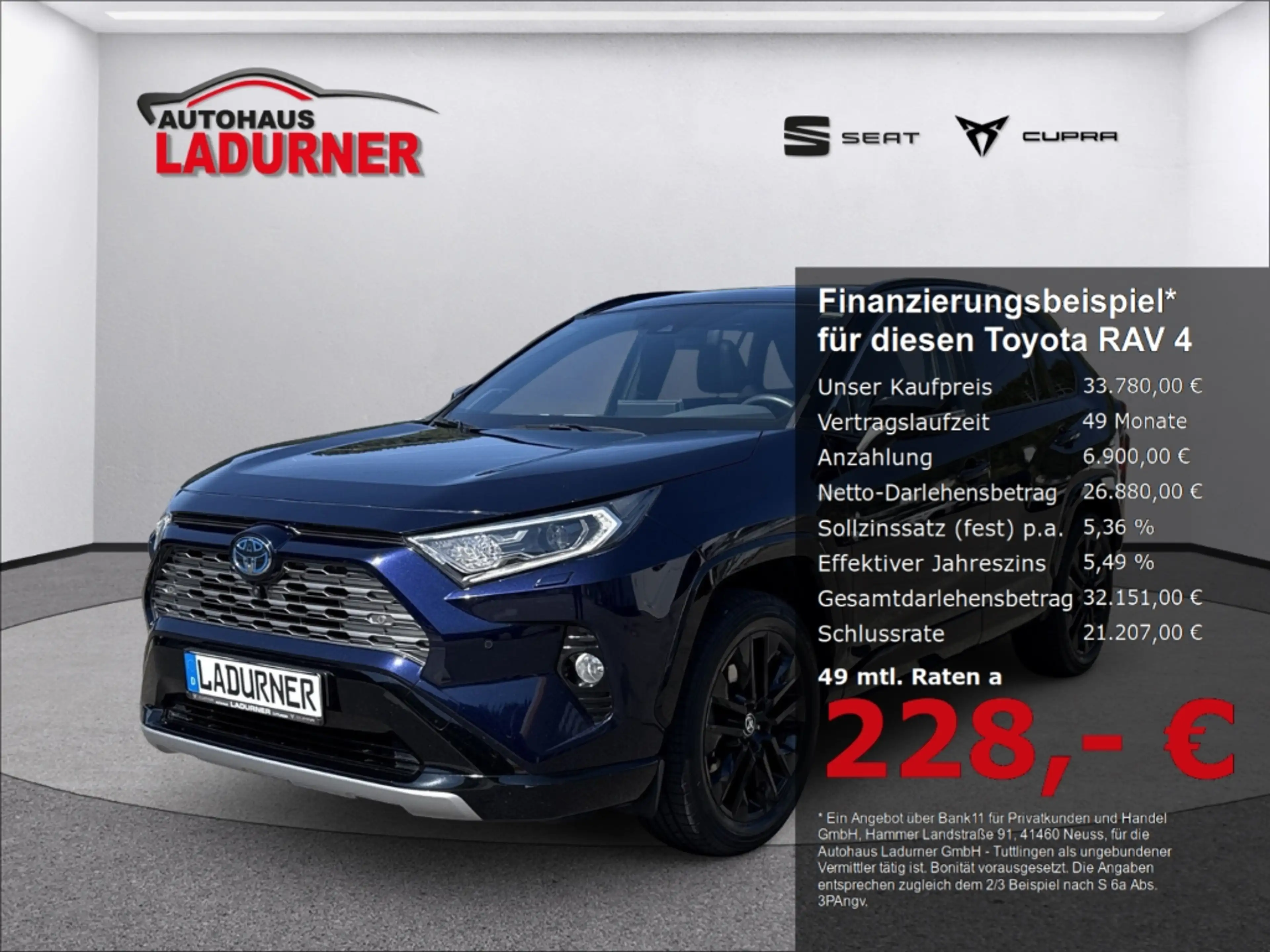 Toyota RAV 4 Hybrid 4x4 Style Selection *Panodach+Navi+Soundsys