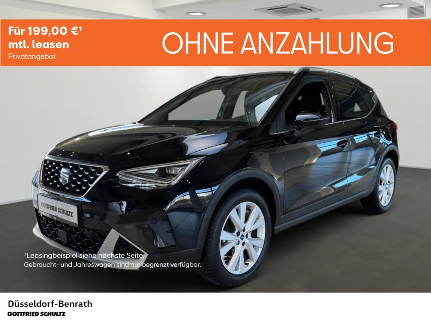 SEAT Arona Xperience 1.0 TSI DSG Full-LED Navi Einparkhilfe F Schwarz - 1
