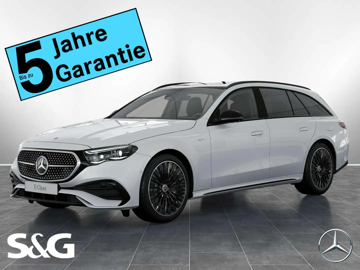 Mercedes-Benz E 300 de T AMG Distroni+MBUX+360°+D-LED+AHK+Pano Weiß - 1