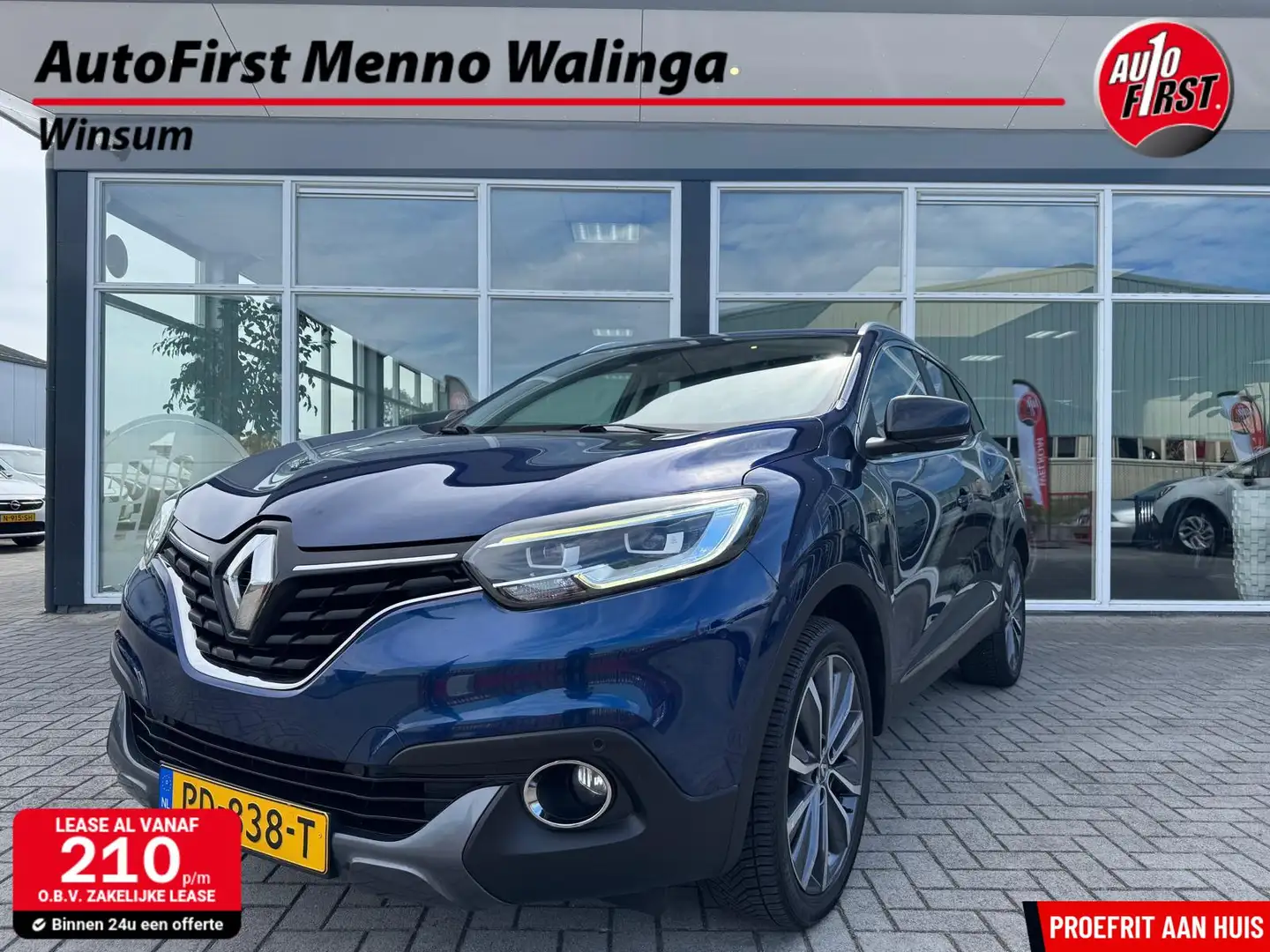 Renault Kadjar 1.2 TCe Bose|Navi|Trekhaak|Cruise|Airco Blauw - 1