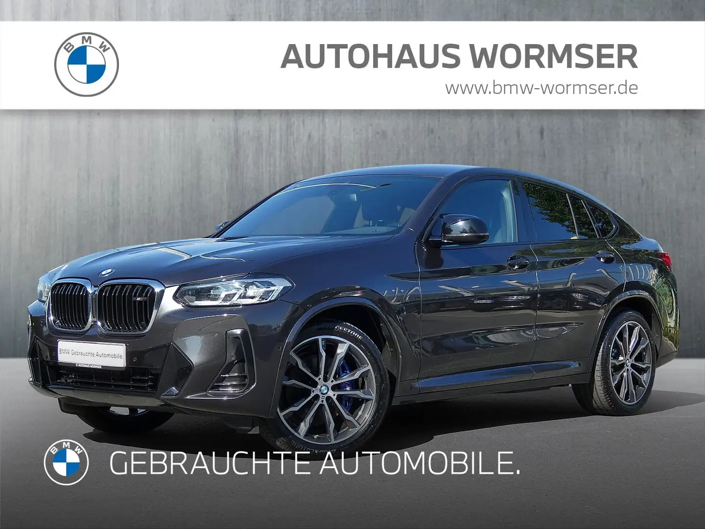 BMW X4 M 40d HK HiFi DAB LED WLAN Standhzg. AHK Shz Grau - 1