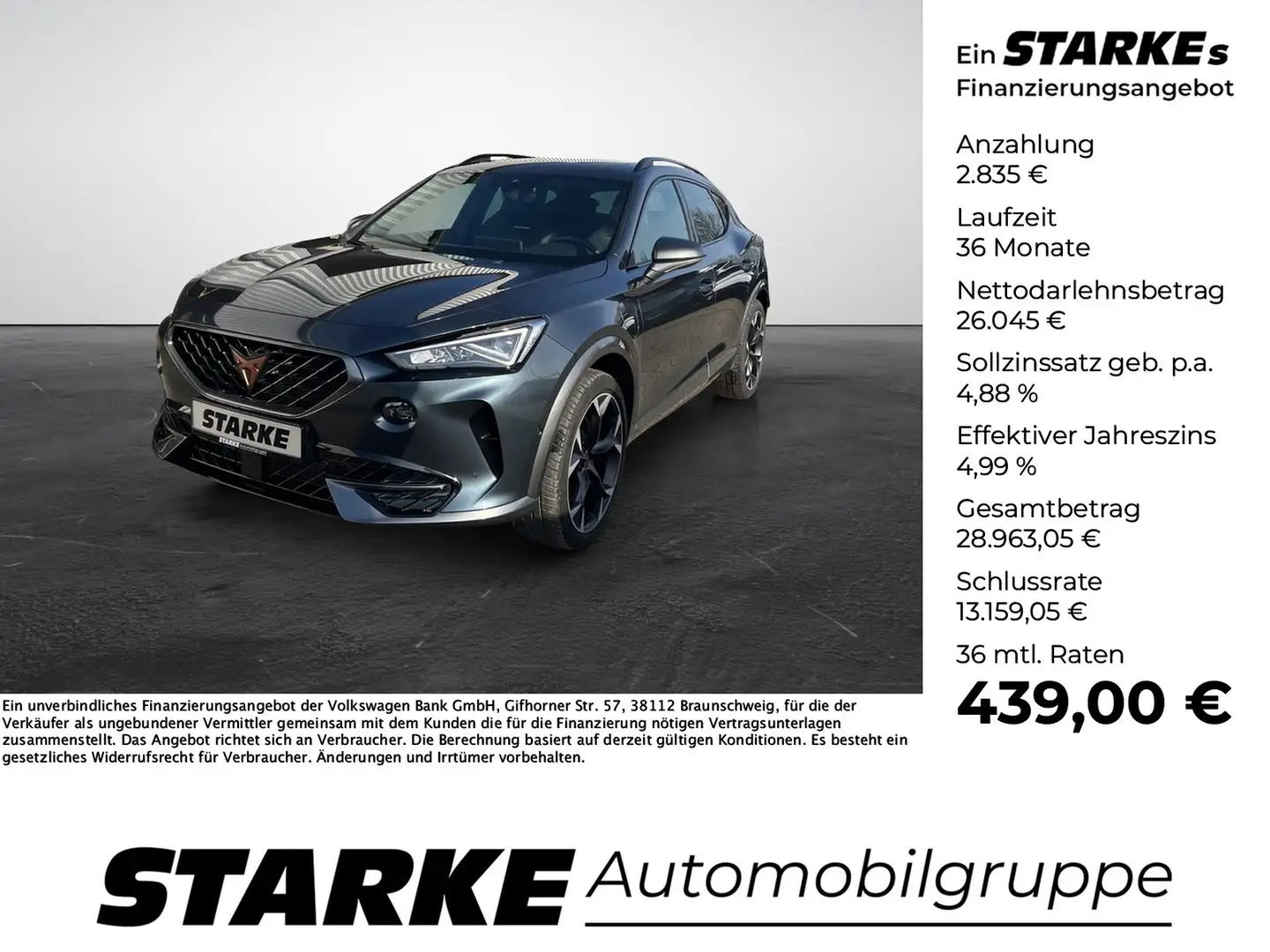 CUPRA Formentor 1.4 TSI eHybrid DSG VZ Grau - 1