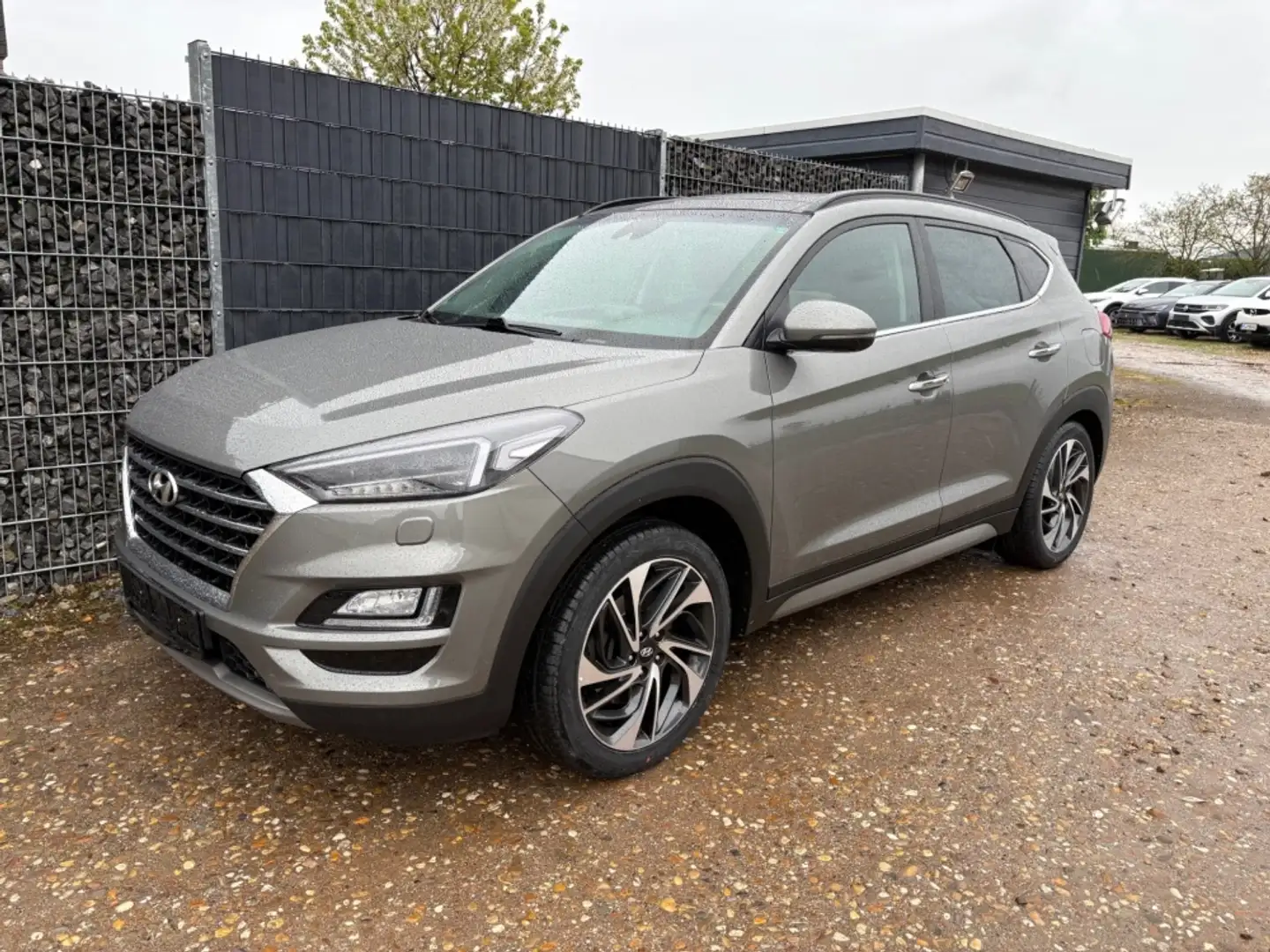 Hyundai TUCSON 1.6 T-GDI DCT 4WD VOLL Pano AHK Gris - 1