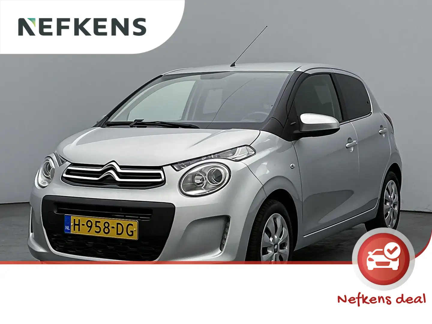 Citroen C1 Feel 72 pk | Airco | LED Dagrijverlichting | Bluet Gris - 1
