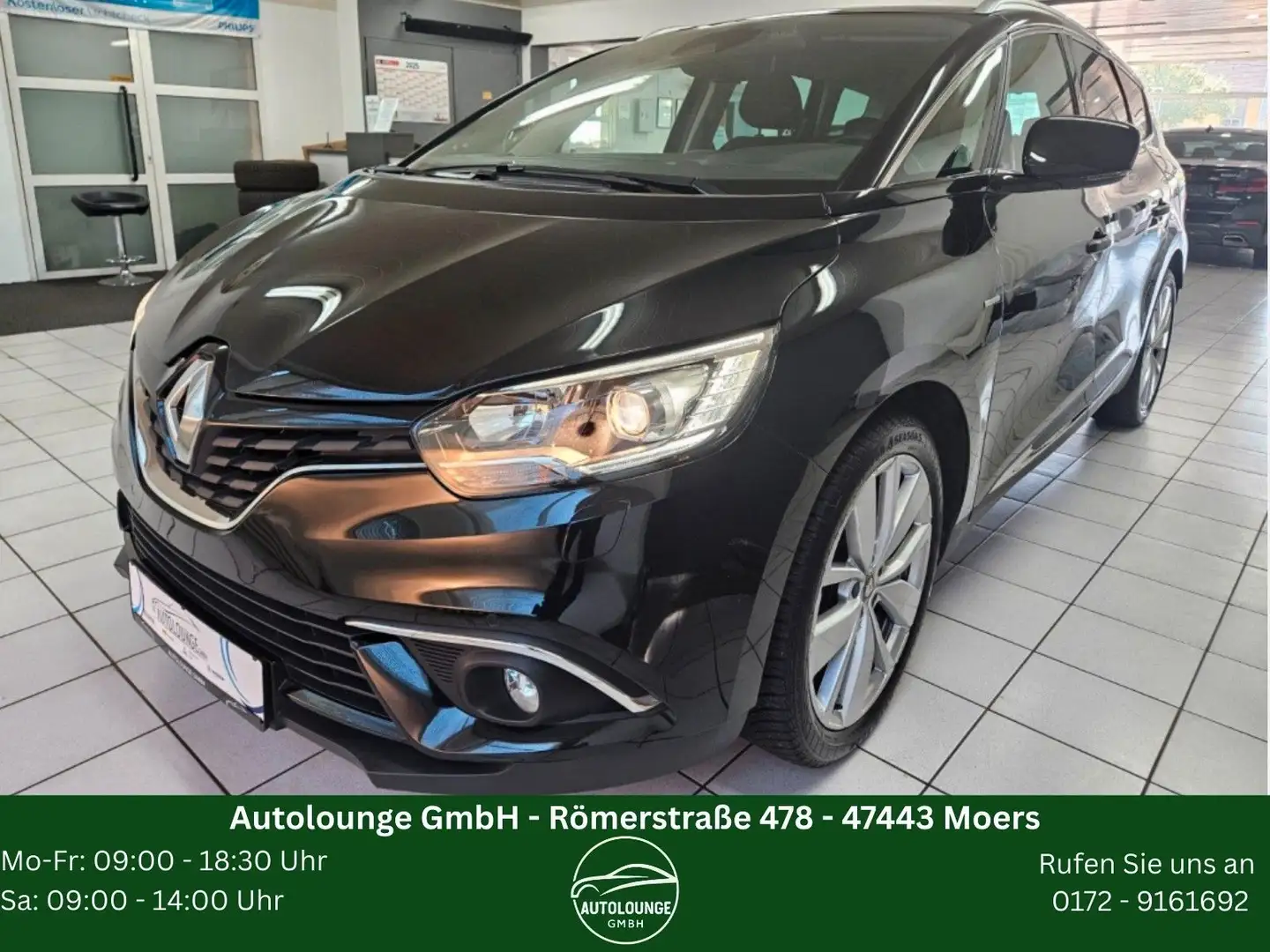 Renault Grand Scenic 7-SITZER*SHZ*CAM*PDC*2.Hd*ALLWETTER Fekete - 1