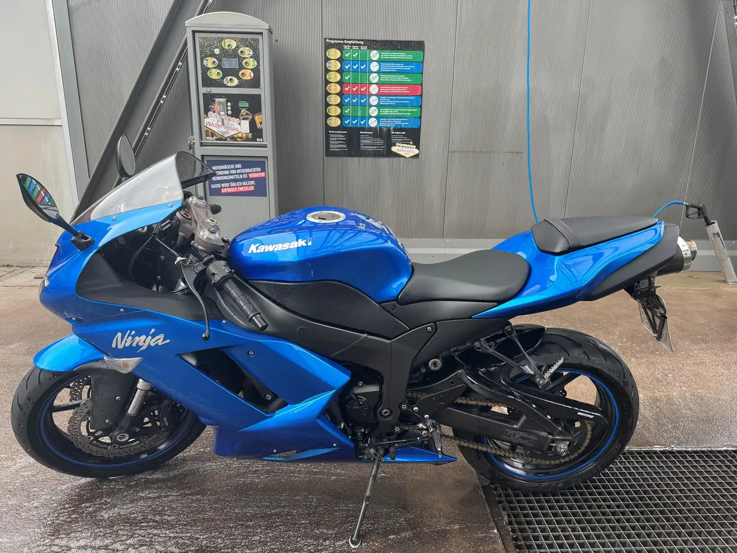 Kawasaki Ninja ZX-6R ZX600P / P / 11B Bleu - 2
