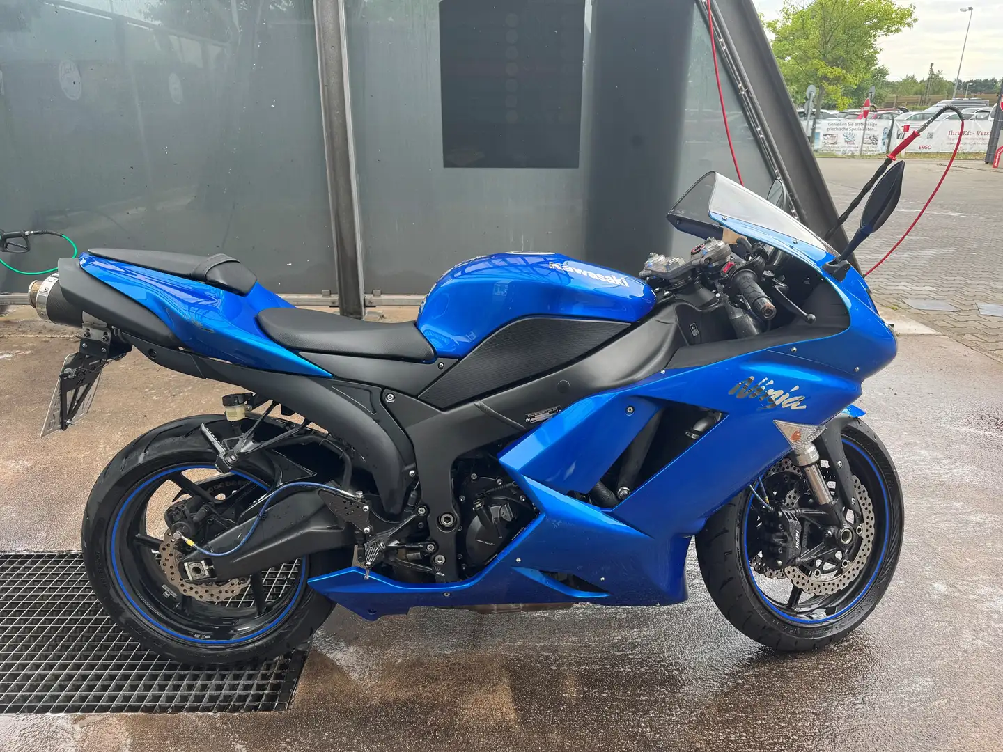 Kawasaki Ninja ZX-6R ZX600P / P / 11B Bleu - 1