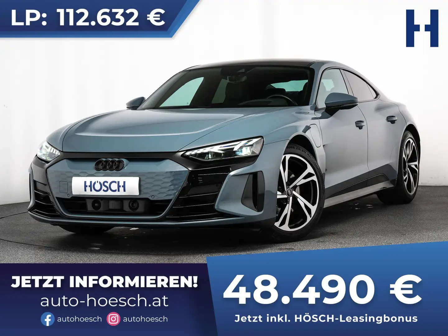 Audi e-tron GT quattro 20" BLACK MEMORY WÄRME LEDER Grau - 1