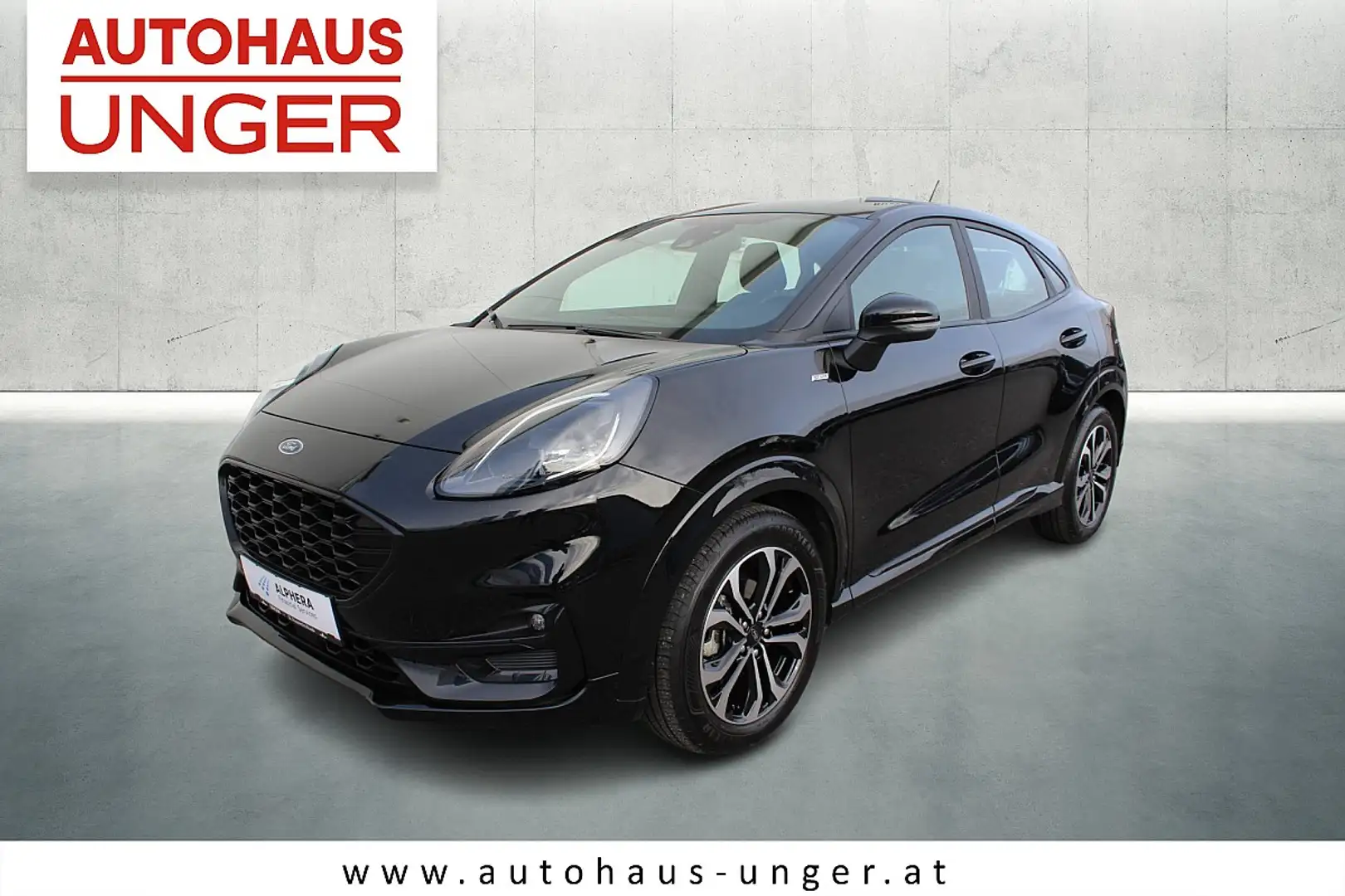 Ford Puma 1,0 EcoBoost Mild Hybrid ST-Line Schwarz - 1