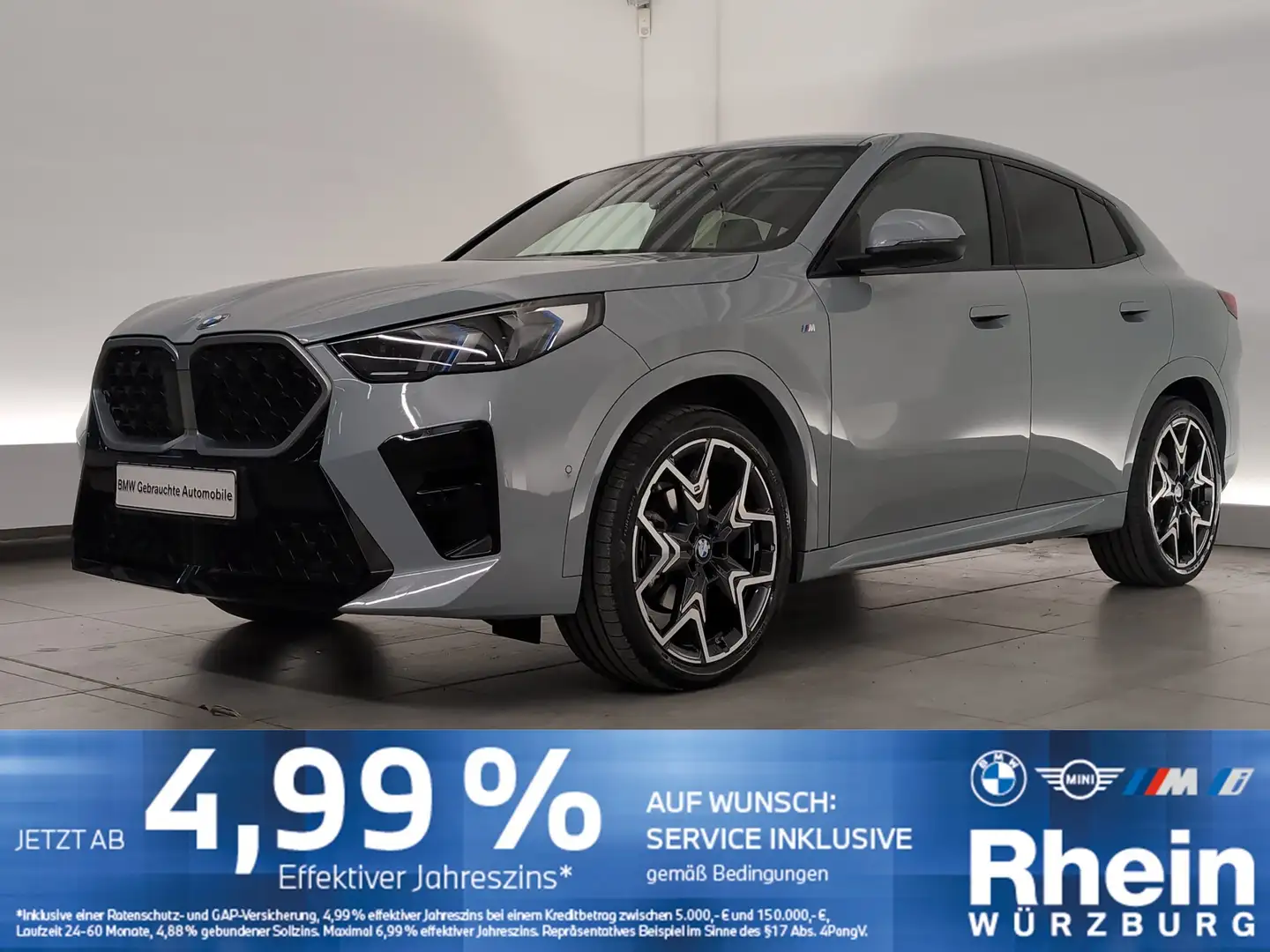 BMW X2 xDrive20d M Sport Navi/LED/AHK/LR-Hz/KomfZg Navi/L Grau - 1