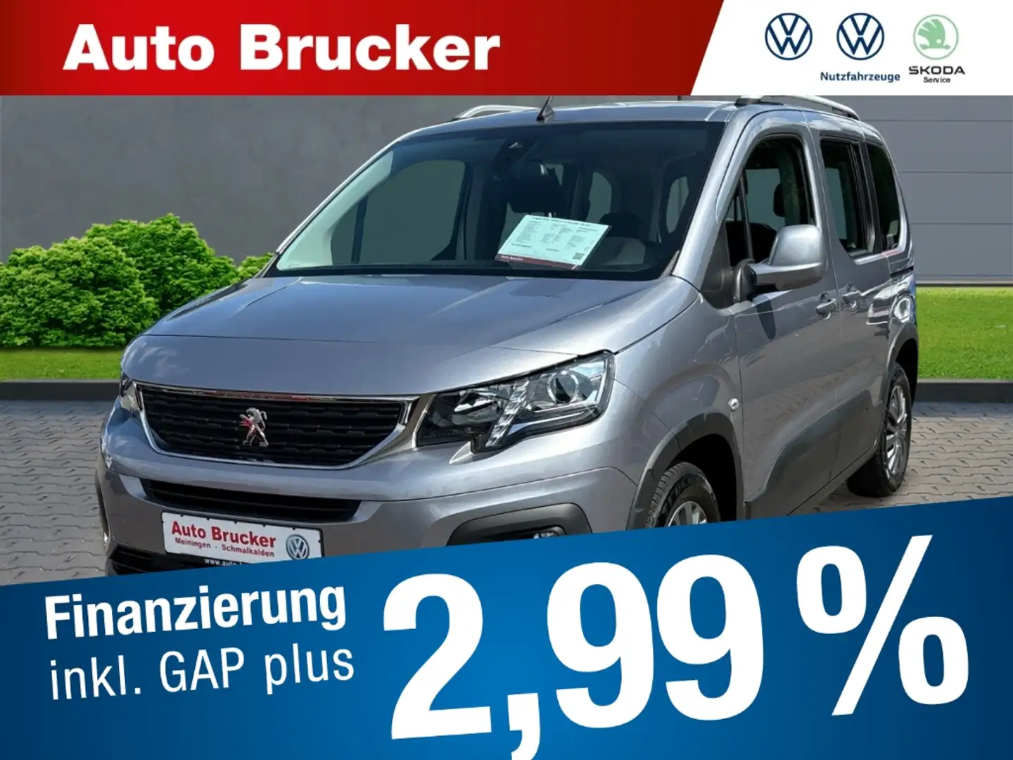 Peugeot Rifter Allure L1 1.5 BlueHDi 130 FAP+Park Distance Contro Grau - 1