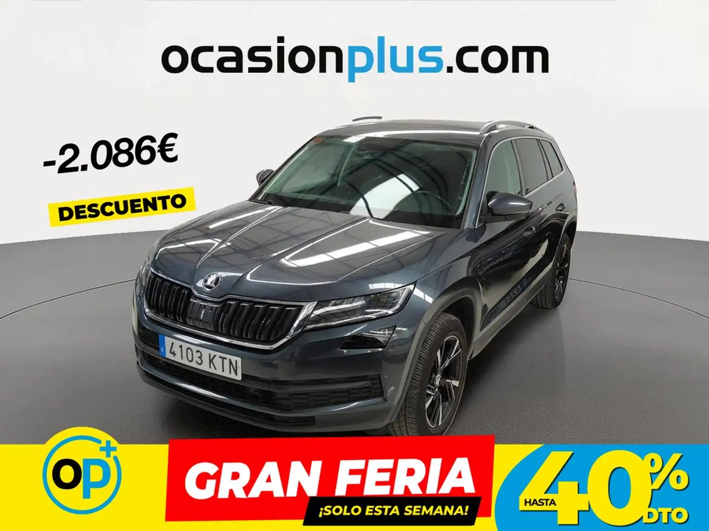 Skoda Kodiaq 1.5 TSI Ambition 4x2 DSG 110kW Gris - 1