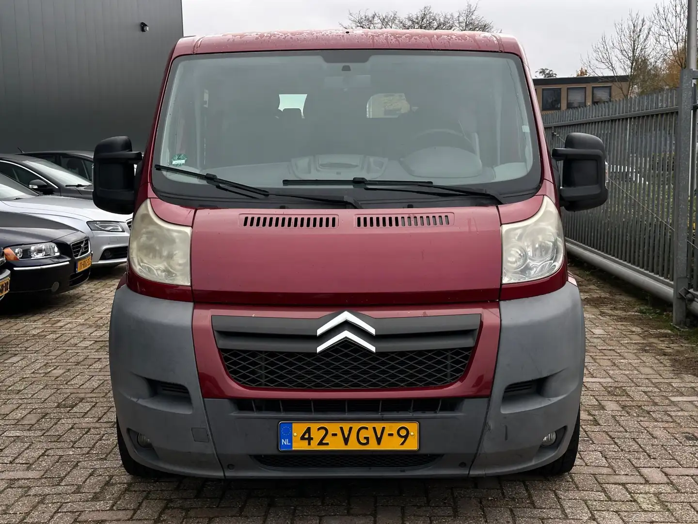 Citroen Jumper 30 2.2 HDI L1H1 DC DUBBEL CABINE STANDKACHEL/AIRCO Rood - 2