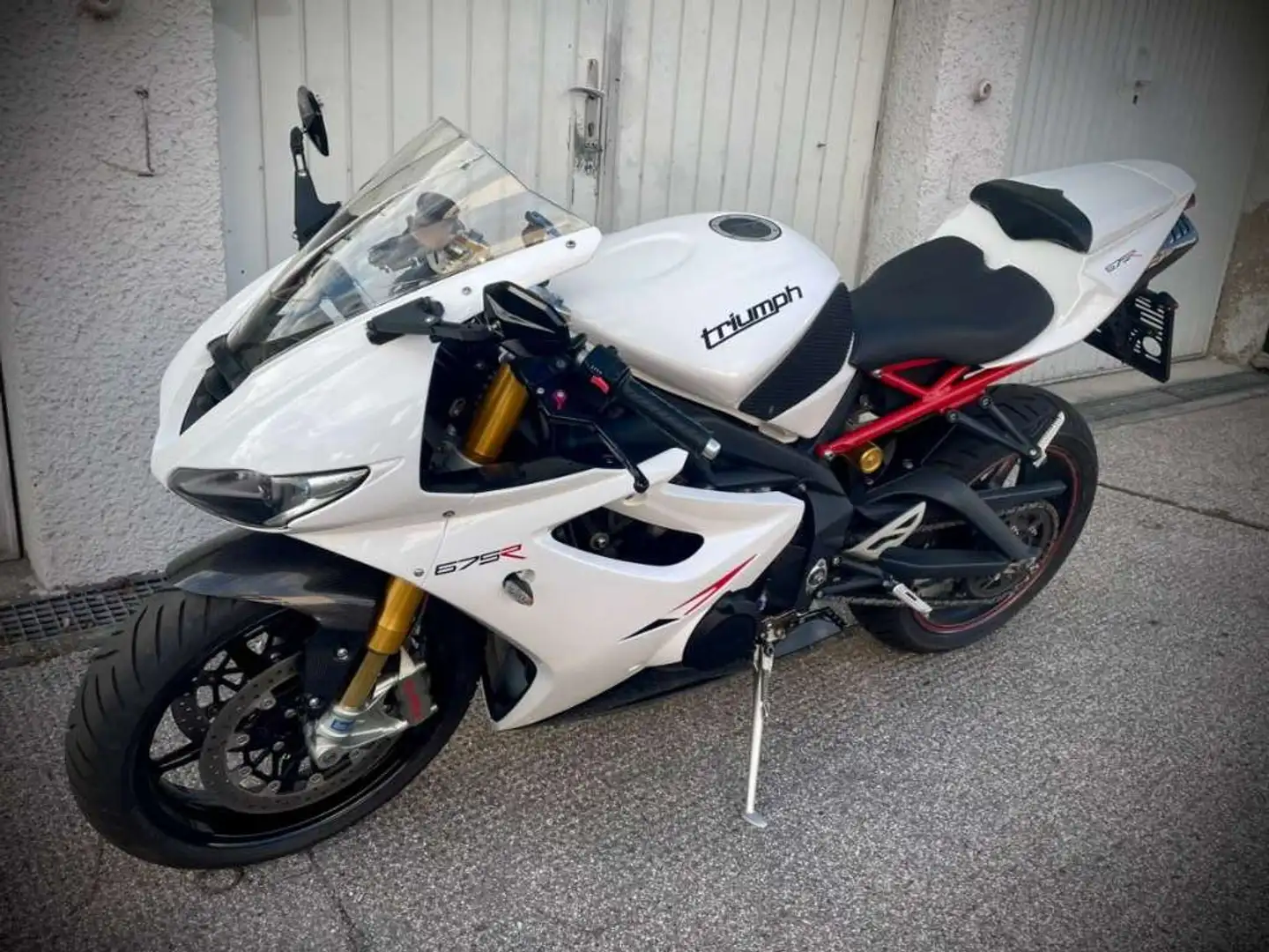Triumph Daytona 675 R Blanc - 1