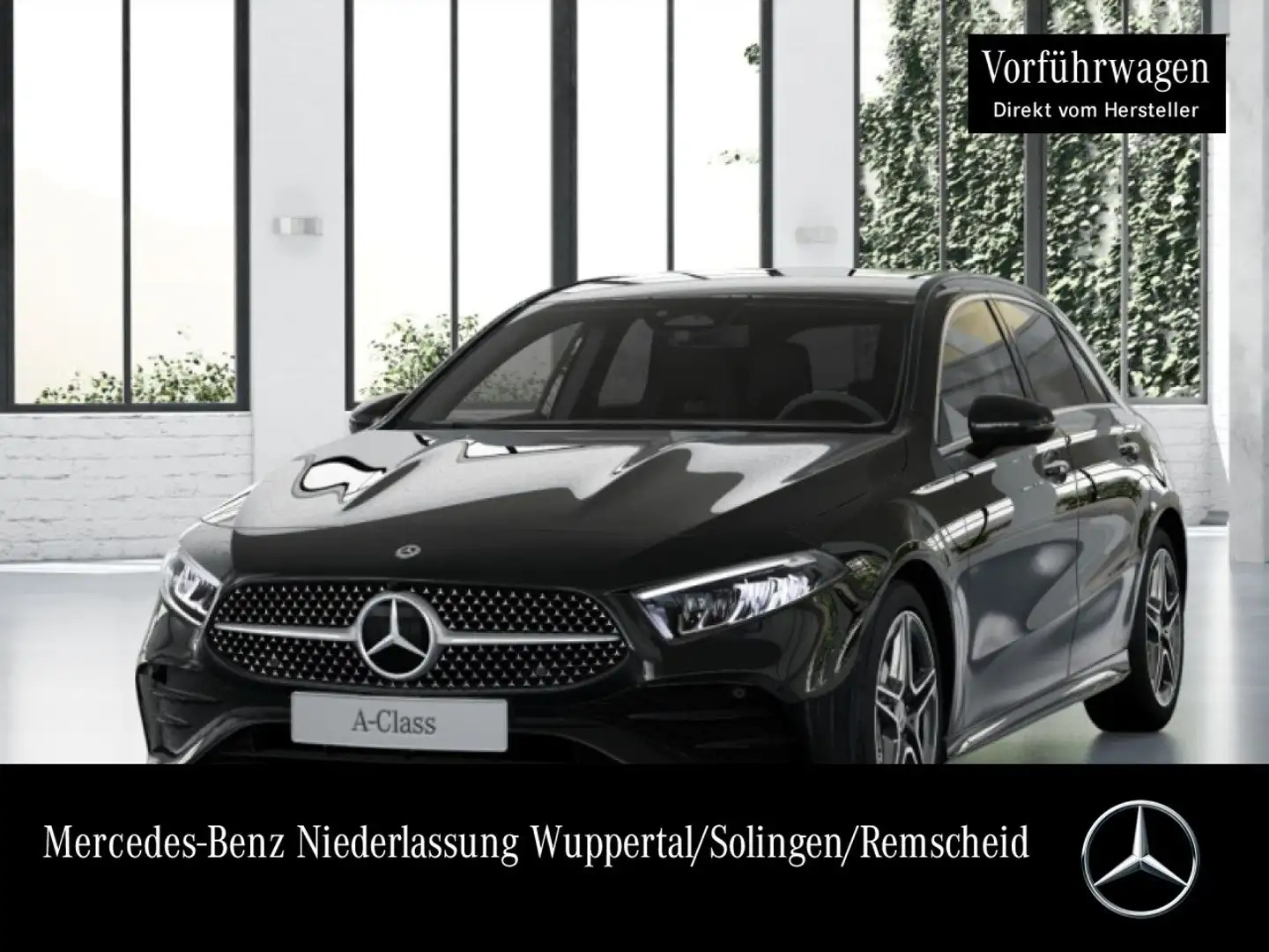 Mercedes-Benz A 180 AMG+AHK+LED+KAMERA+TOTW+KEYLESS+7G Schwarz - 1