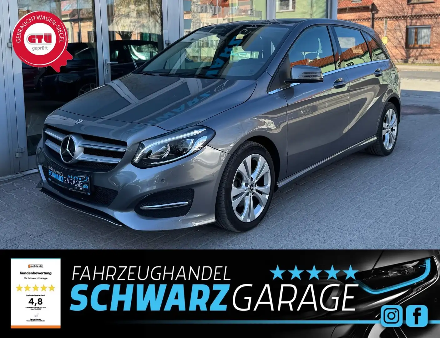 Mercedes-Benz B 200 Urban Style Edition*NAVI*LED*KAMERA* Grau - 1