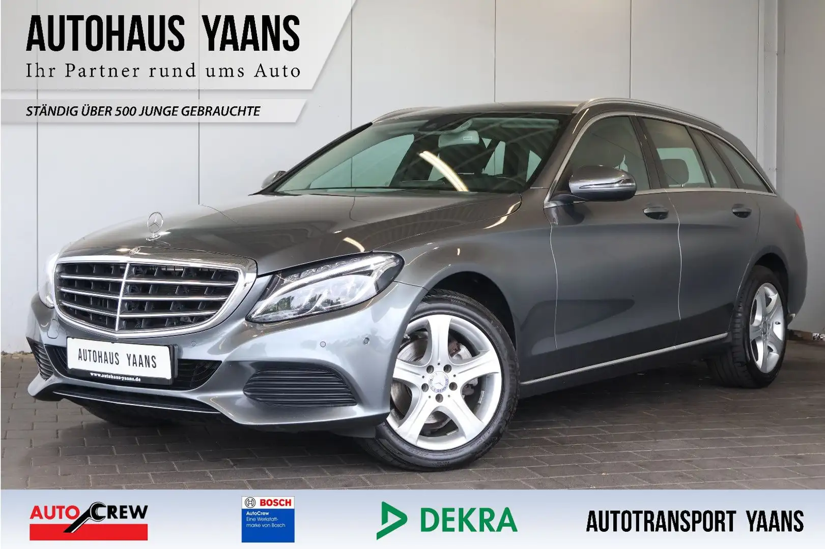 Mercedes-Benz C 220 T d 4M Exclusive COMAND+LED+MEMORY+AHK Grau - 1