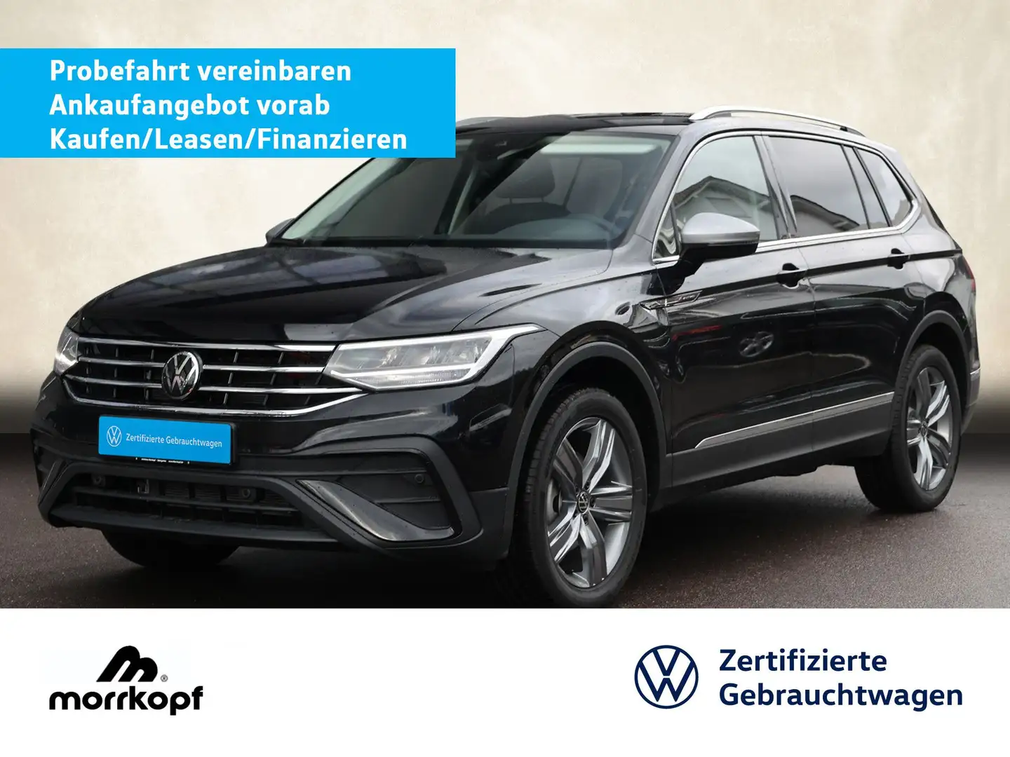 Volkswagen Tiguan Allspace 1.5TSI DSG Life +AHK+7-SITZER+ LED Schwarz - 1