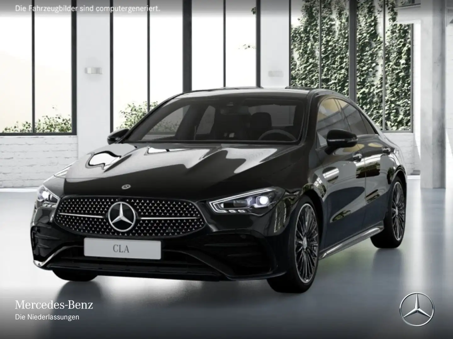 Mercedes-Benz CLA 200 AMG+NIGHT+PANO+MULTIBEAM+KAMERA+TOTW+7G Schwarz - 2