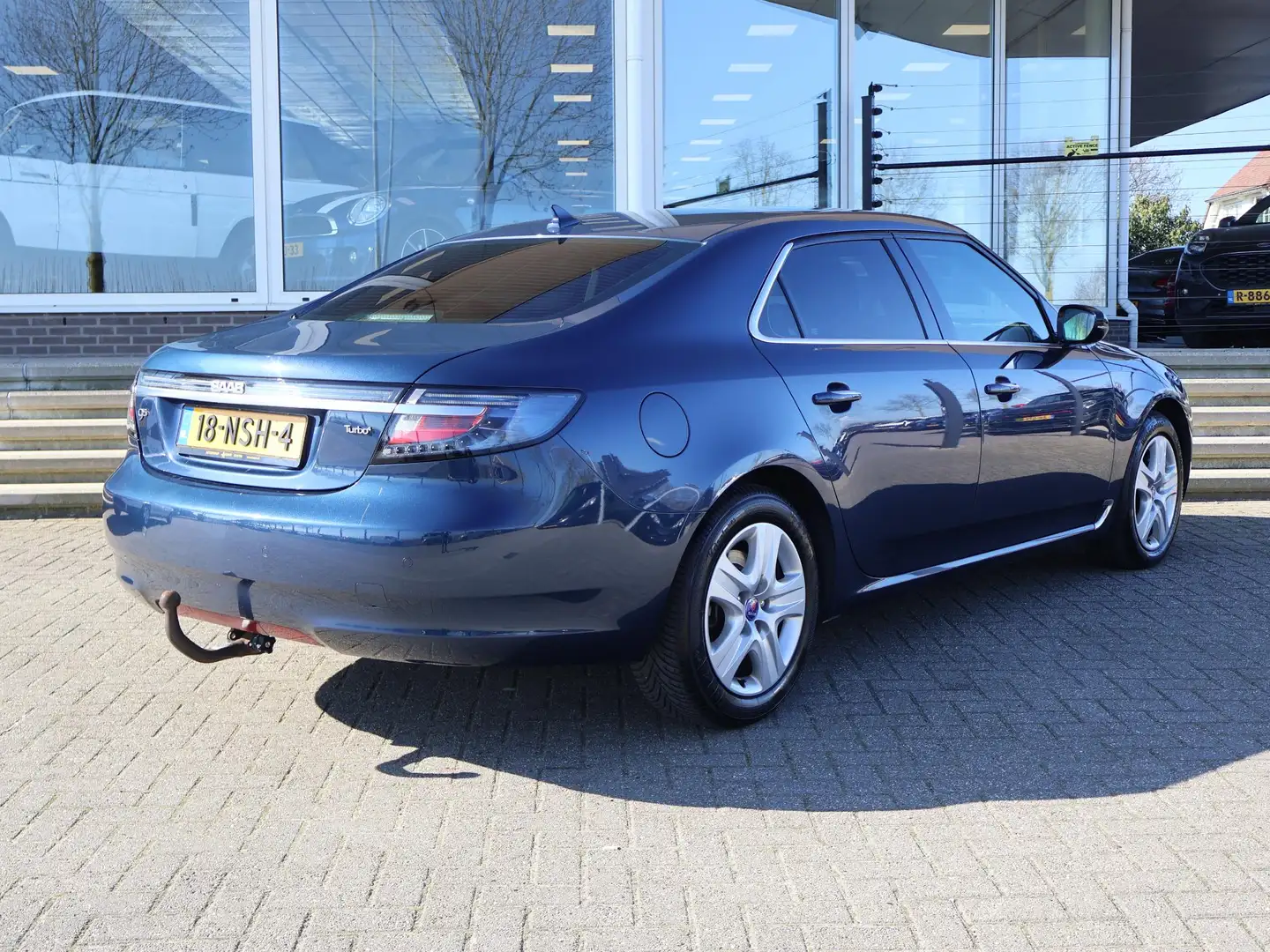 Saab 9-5 2.0T 220 PK ORIGINEEL NEDERLANDS + TREKHAAK | NAVI Azul - 2