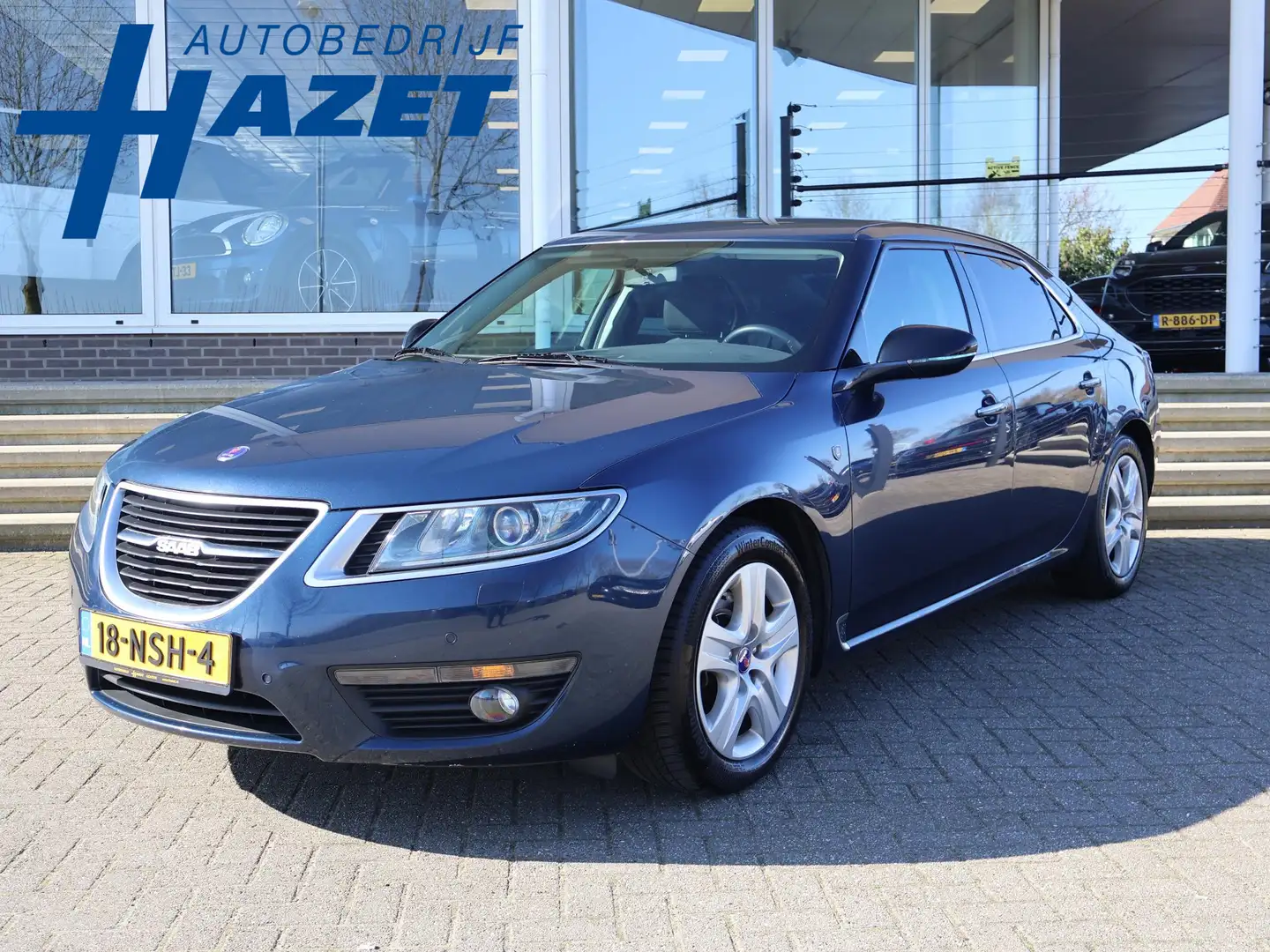 Saab 9-5 2.0T 220 PK ORIGINEEL NEDERLANDS + TREKHAAK | NAVI Azul - 1