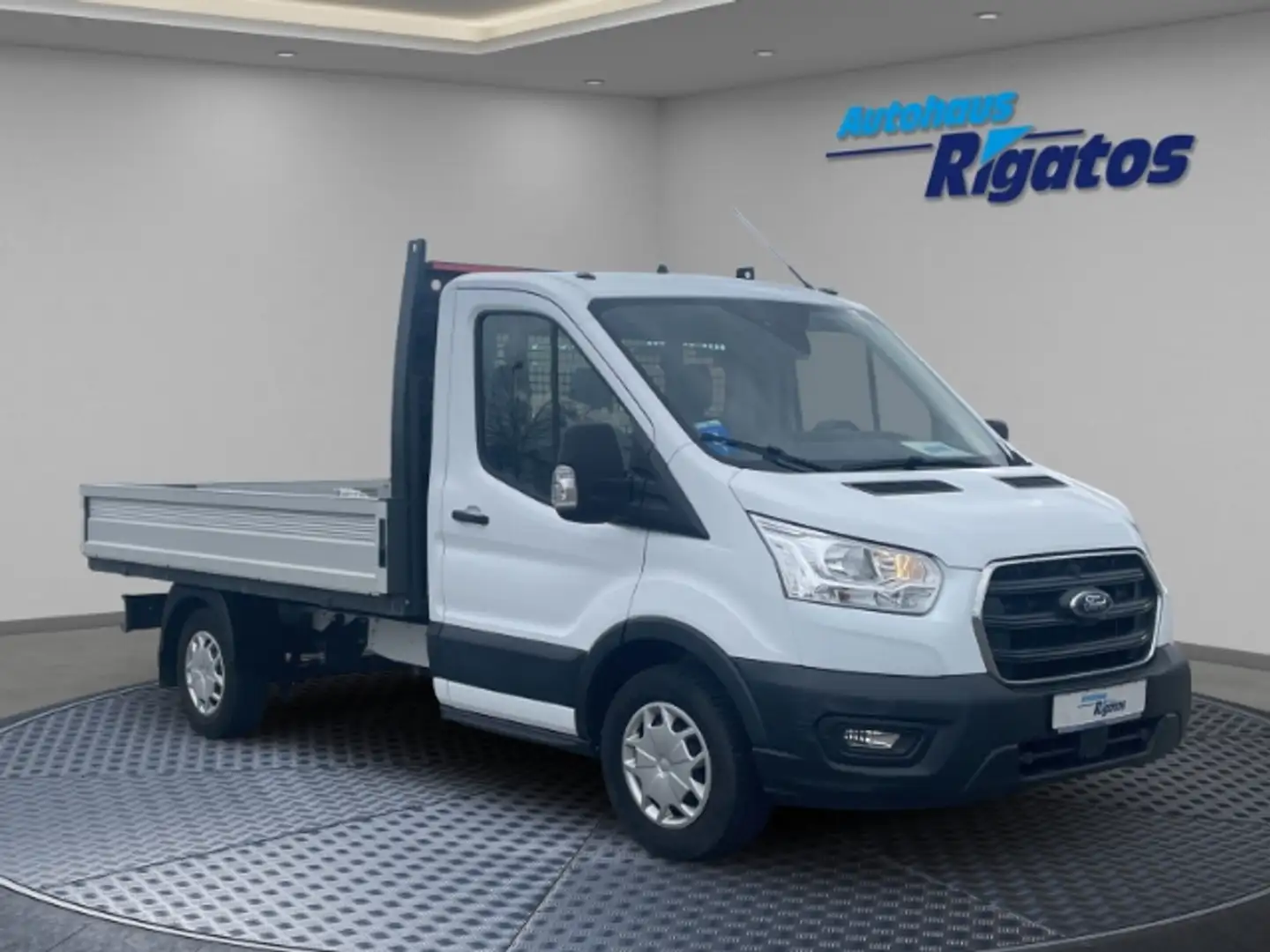 Ford Transit Pritsche 2.0 TDCi Mild-Hybrid 350 L2 Trend DAB Weiß - 1