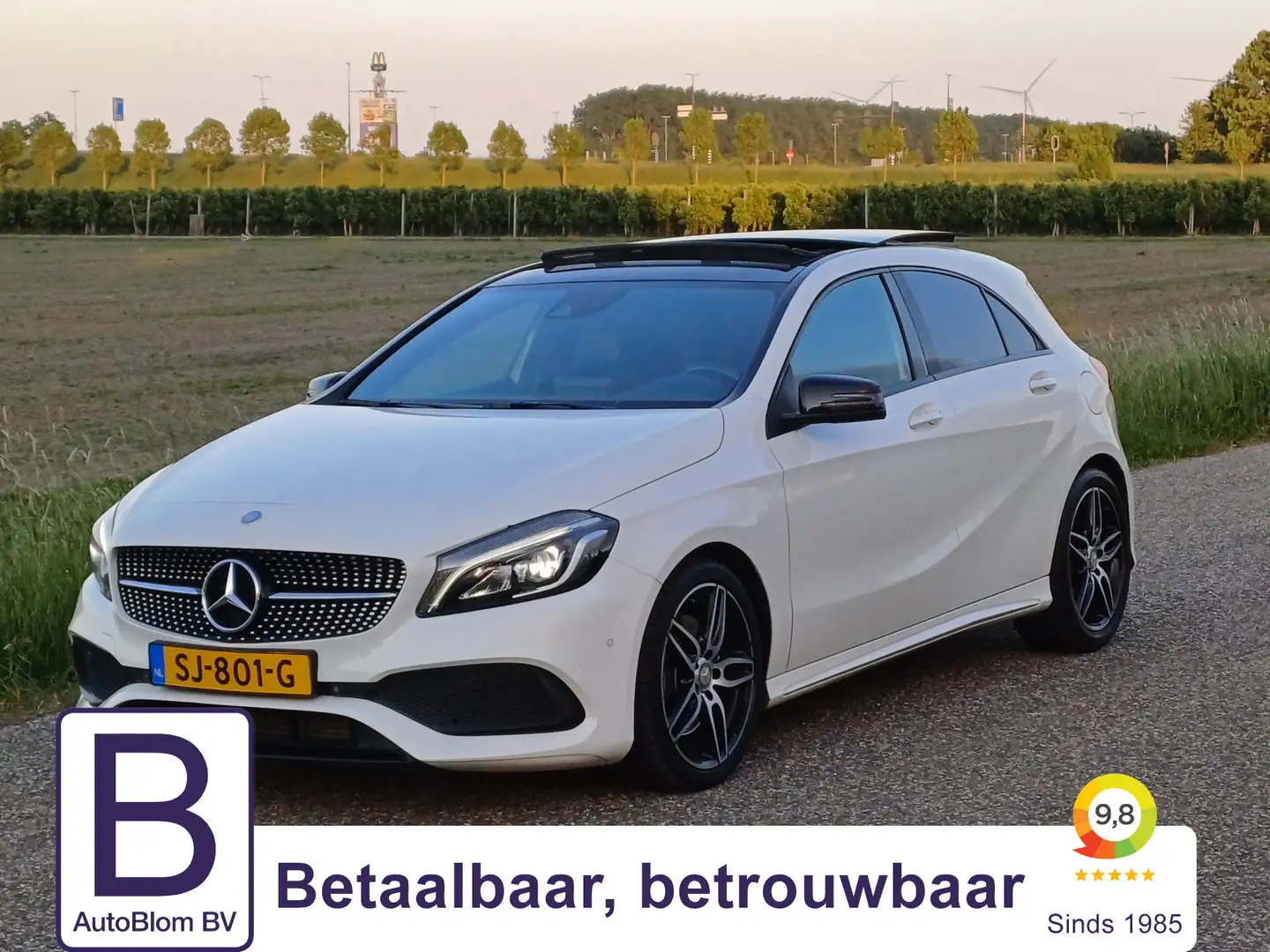 Mercedes-Benz A 220 d Motorsport Edition /177 PK/Pano/Leder/Harman Kar Blanc - 1