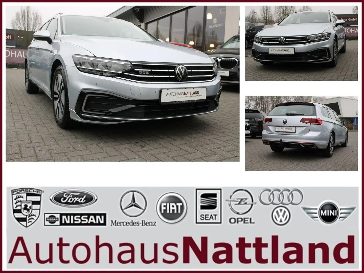 Volkswagen Passat Variant GTE DSG RFK Navi LED ACC AHK 1.Hd Silber - 1