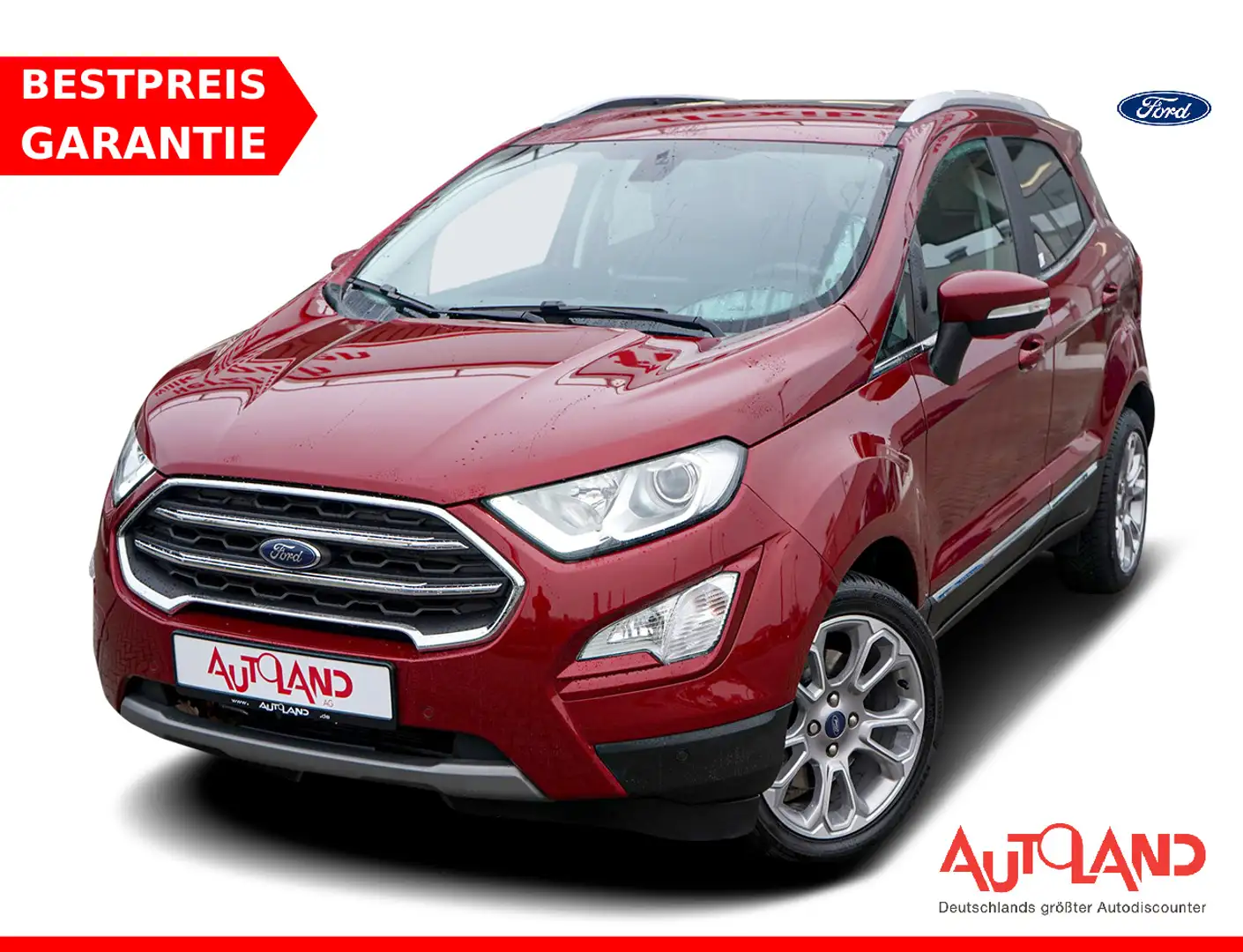 Ford EcoSport 1.0 EcoBoost Titanium Xenon AHK B&O PDC Rouge - 1