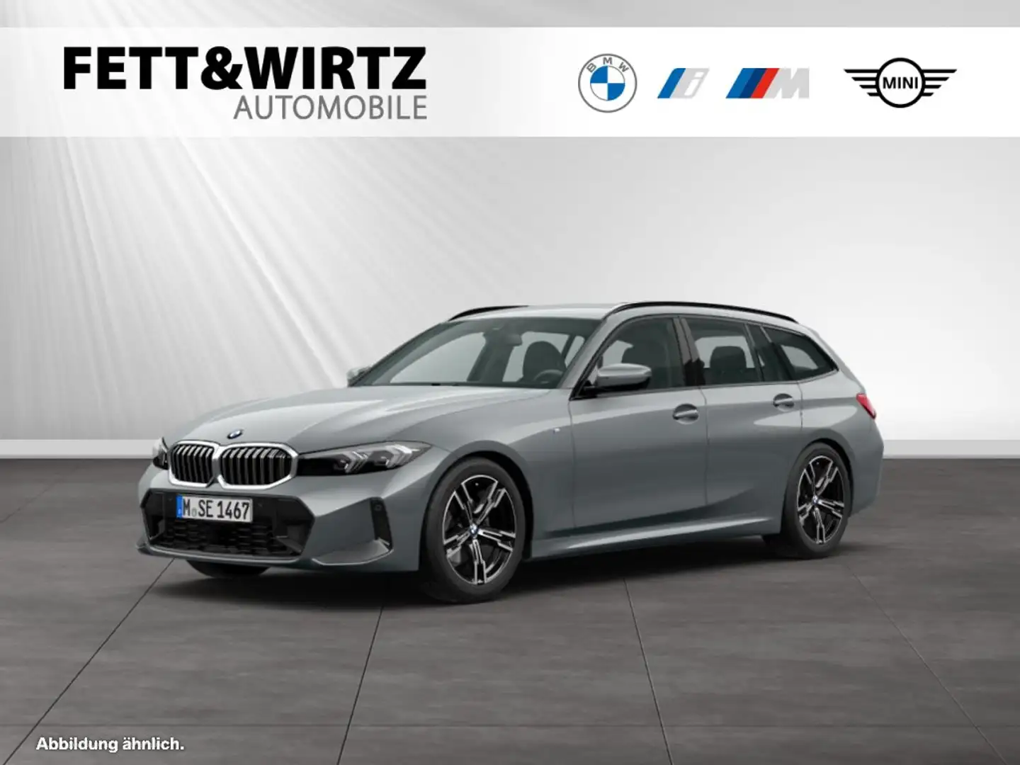 BMW 330 i xDrive Touring Allrad|M Sport|Stop&Go|HiFi Gris - 1