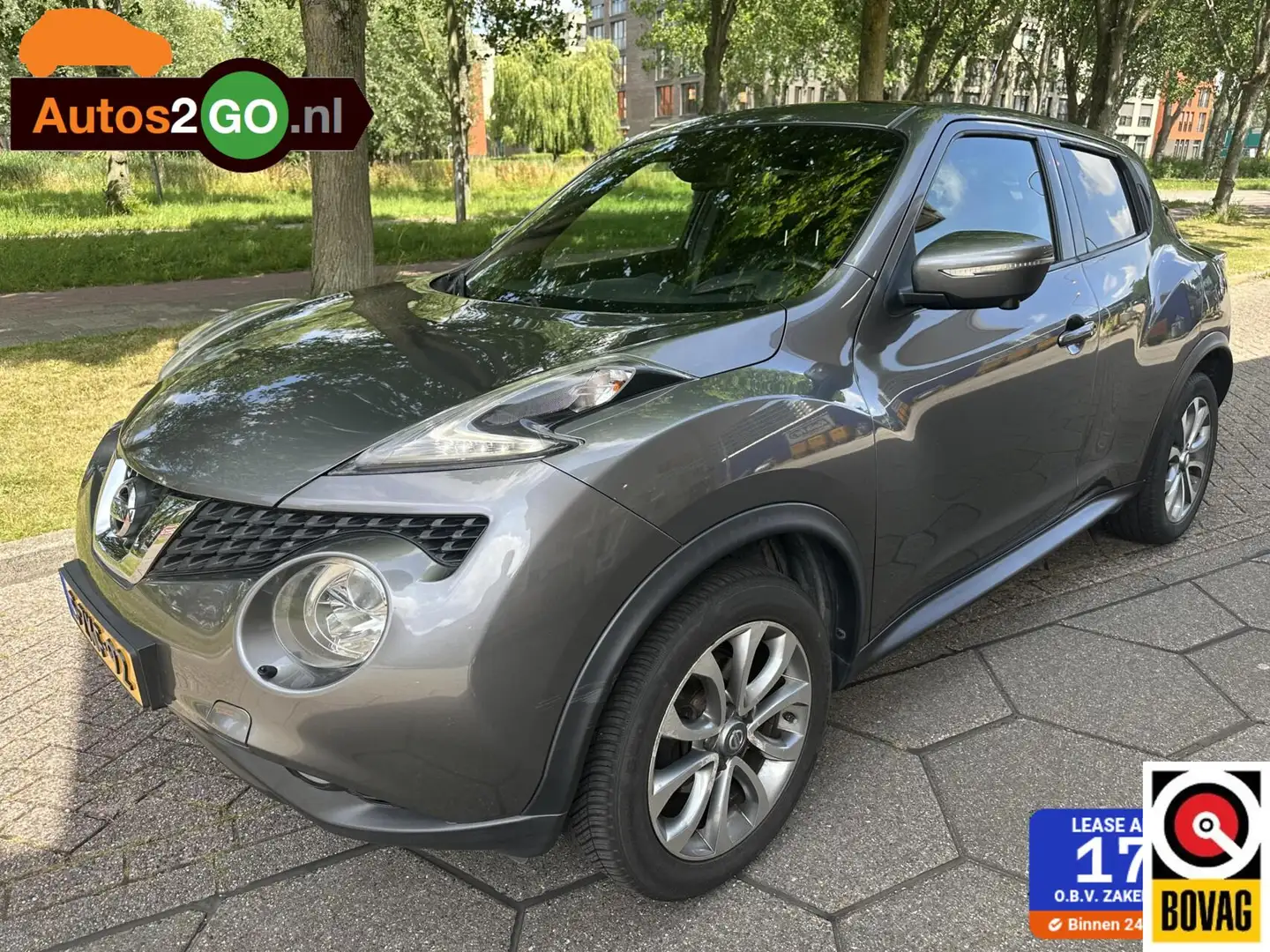 Nissan Juke 1.2 DIG-T S/S Tekna I Navi I 360 camera I dode hoe Gris - 1