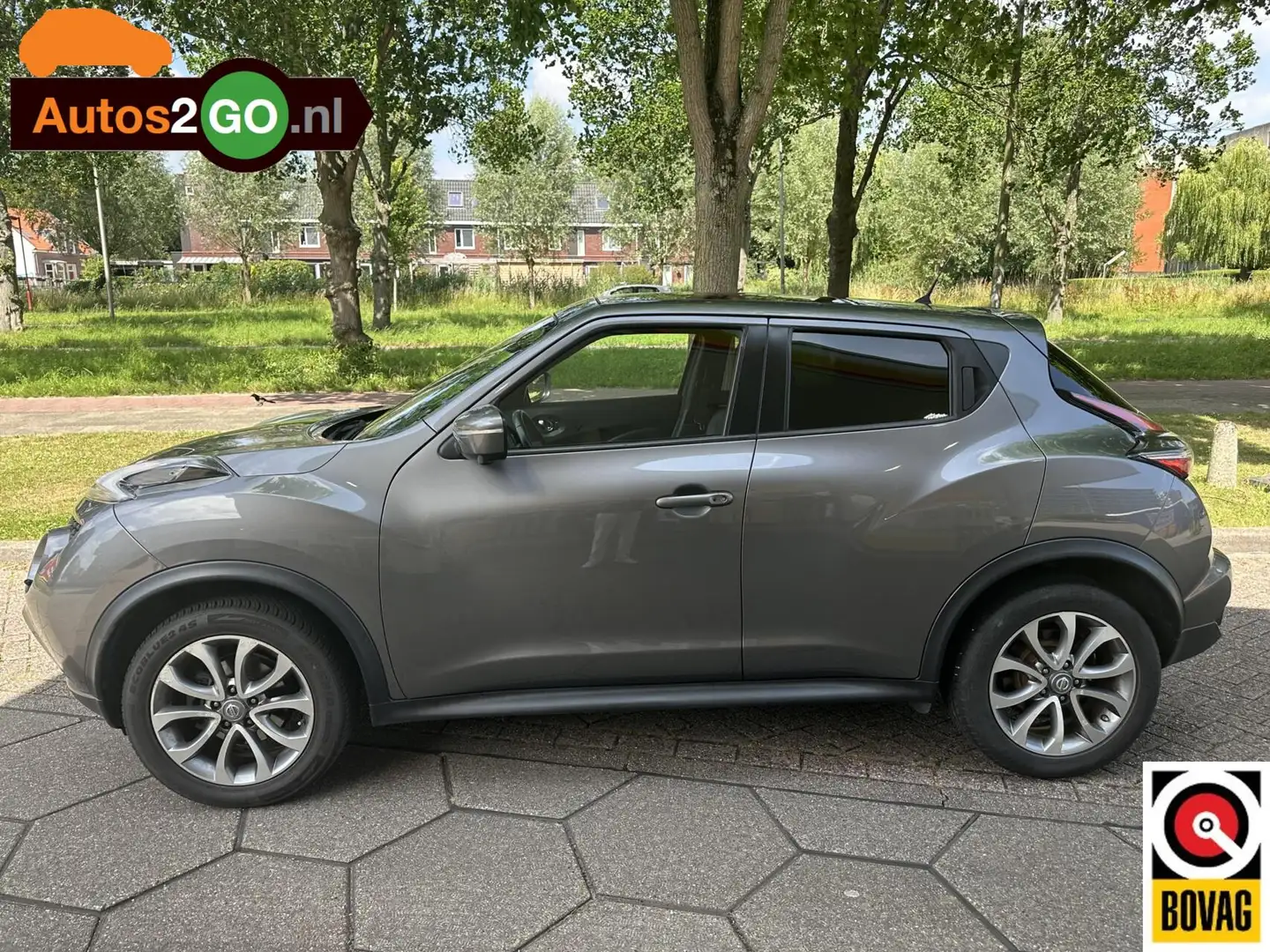 Nissan Juke 1.2 DIG-T S/S Tekna I Navi I 360 camera I dode hoe Gris - 2