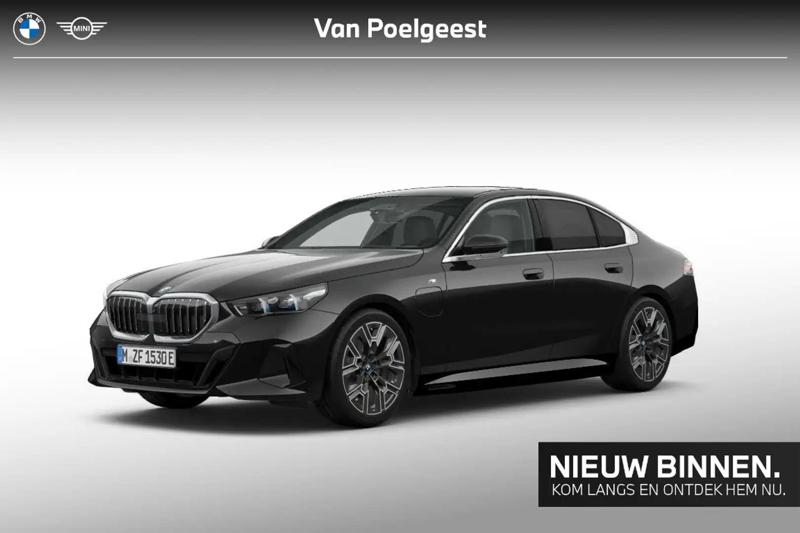 BMW 530 5 Serie Sedan 530e M Sport Edition Zwart - 1